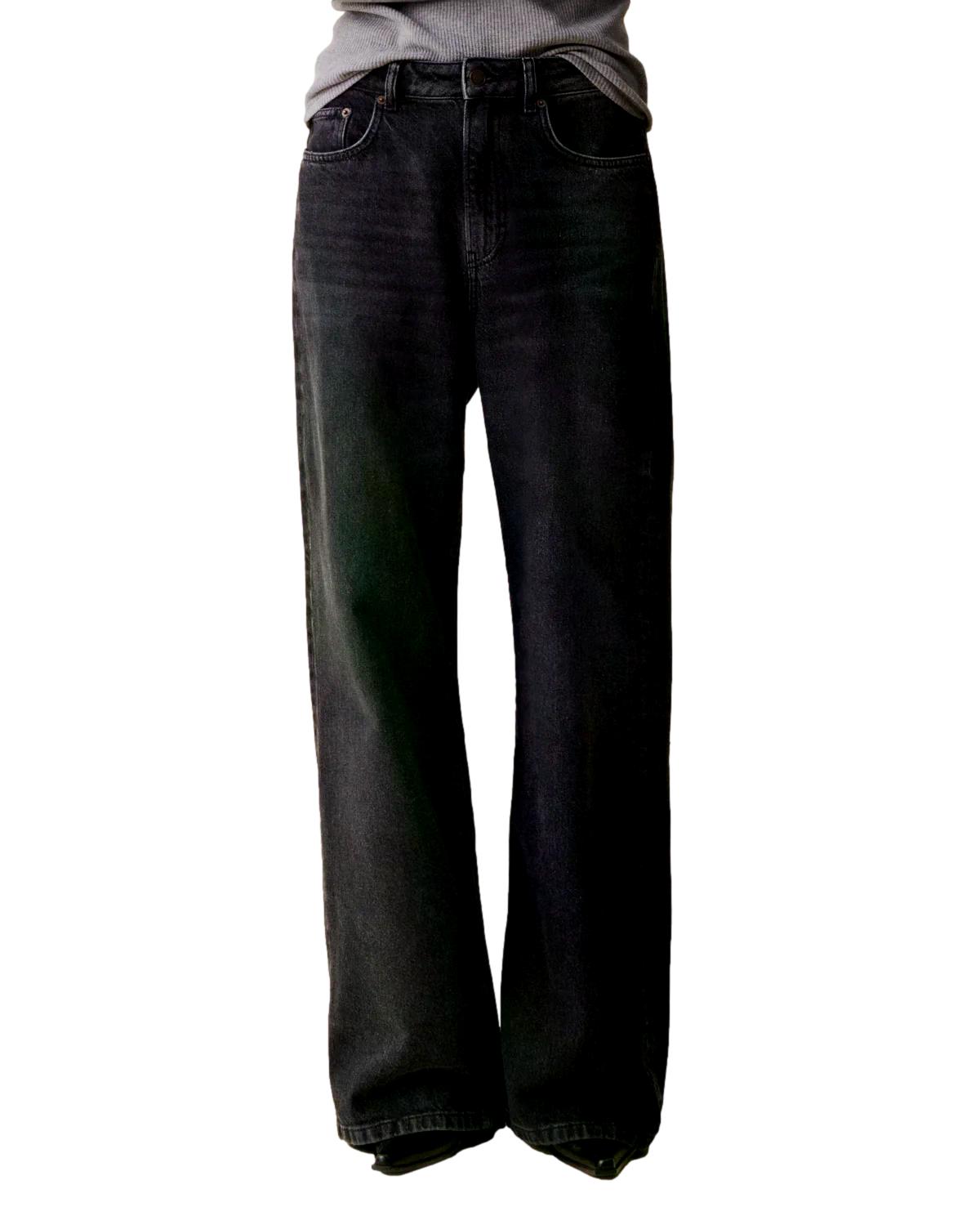 Jeanerica Belem Black Vintage 62 Jeans Sort - modostore.no