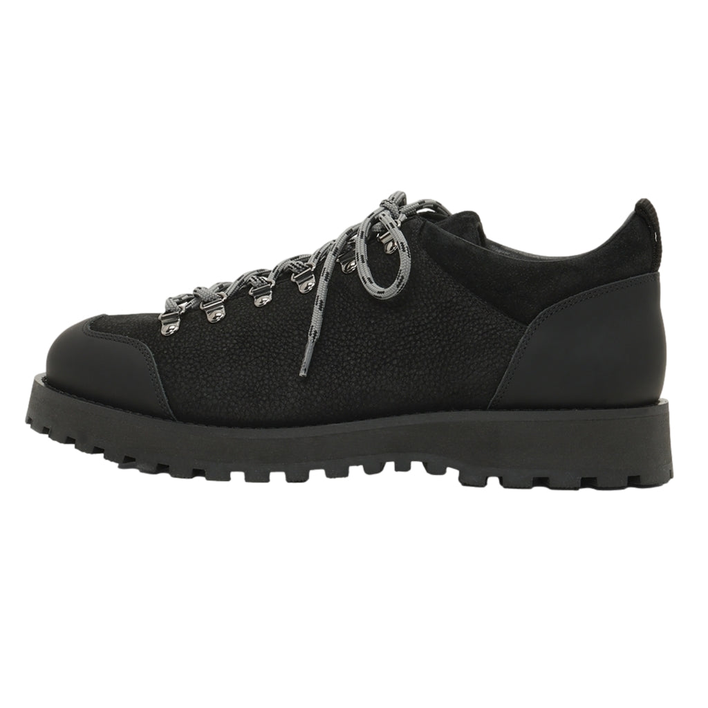 Garment Project Dune Low - Black Tumbled Nubuck Sko Sort