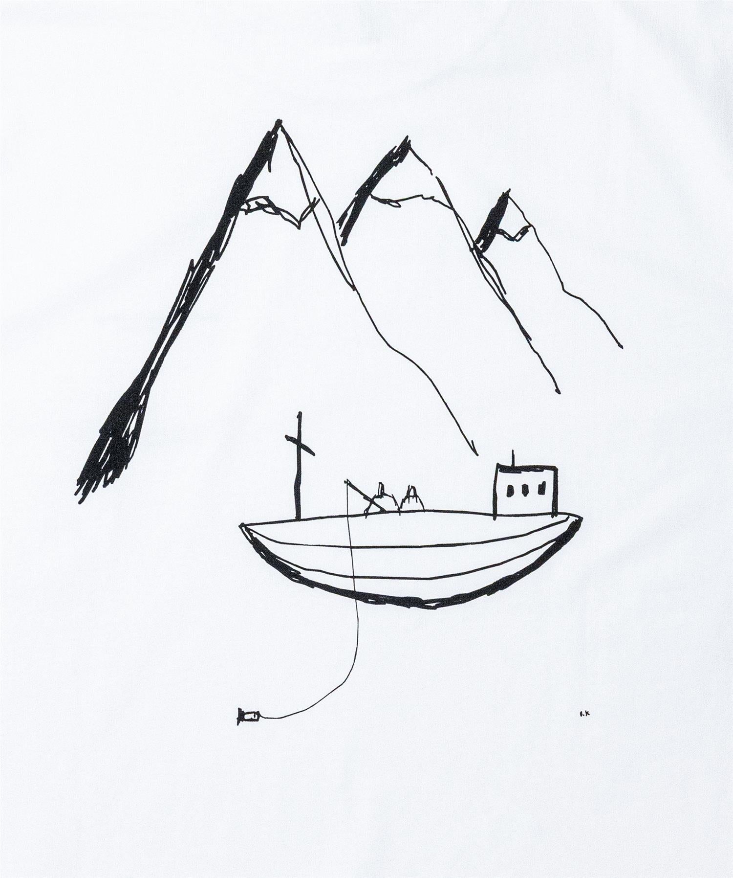 Garment Project Modo x Garment Project Tee T-shirt Hvit - modostore.no