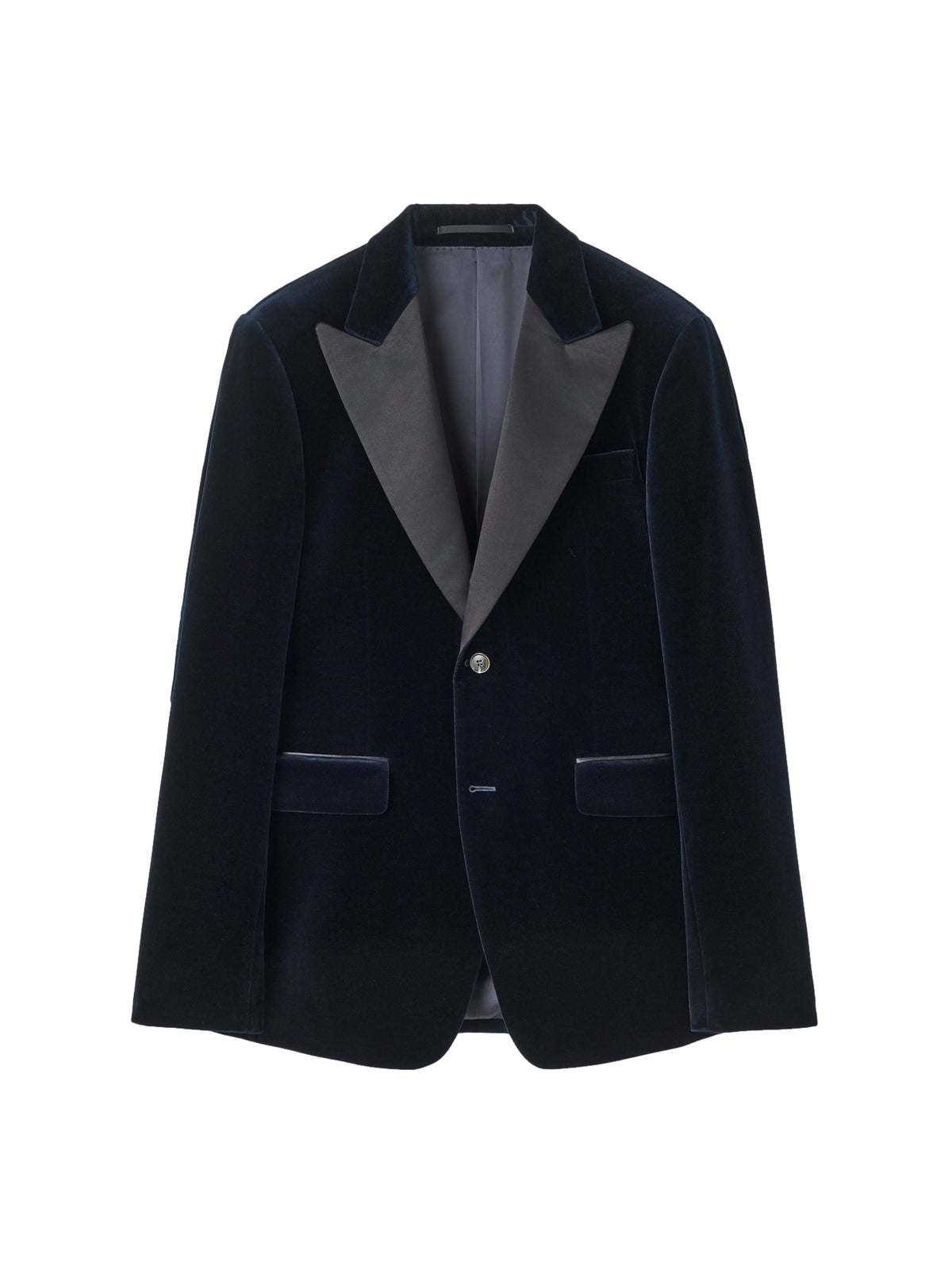 Tiger of Sweden Jeffers Velvet Tuxedo Jacket Blazer Navy