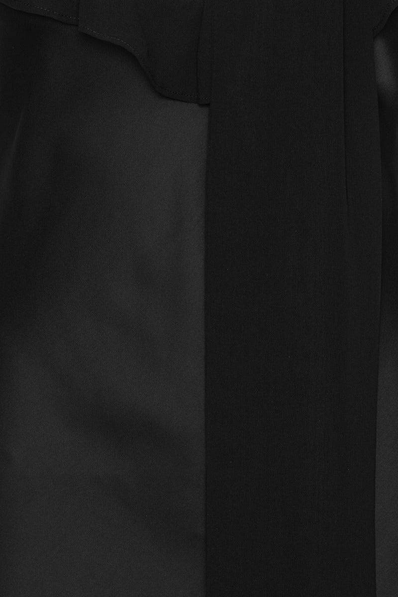 ROTATE V-Neck Slip Dress Kjole Sort