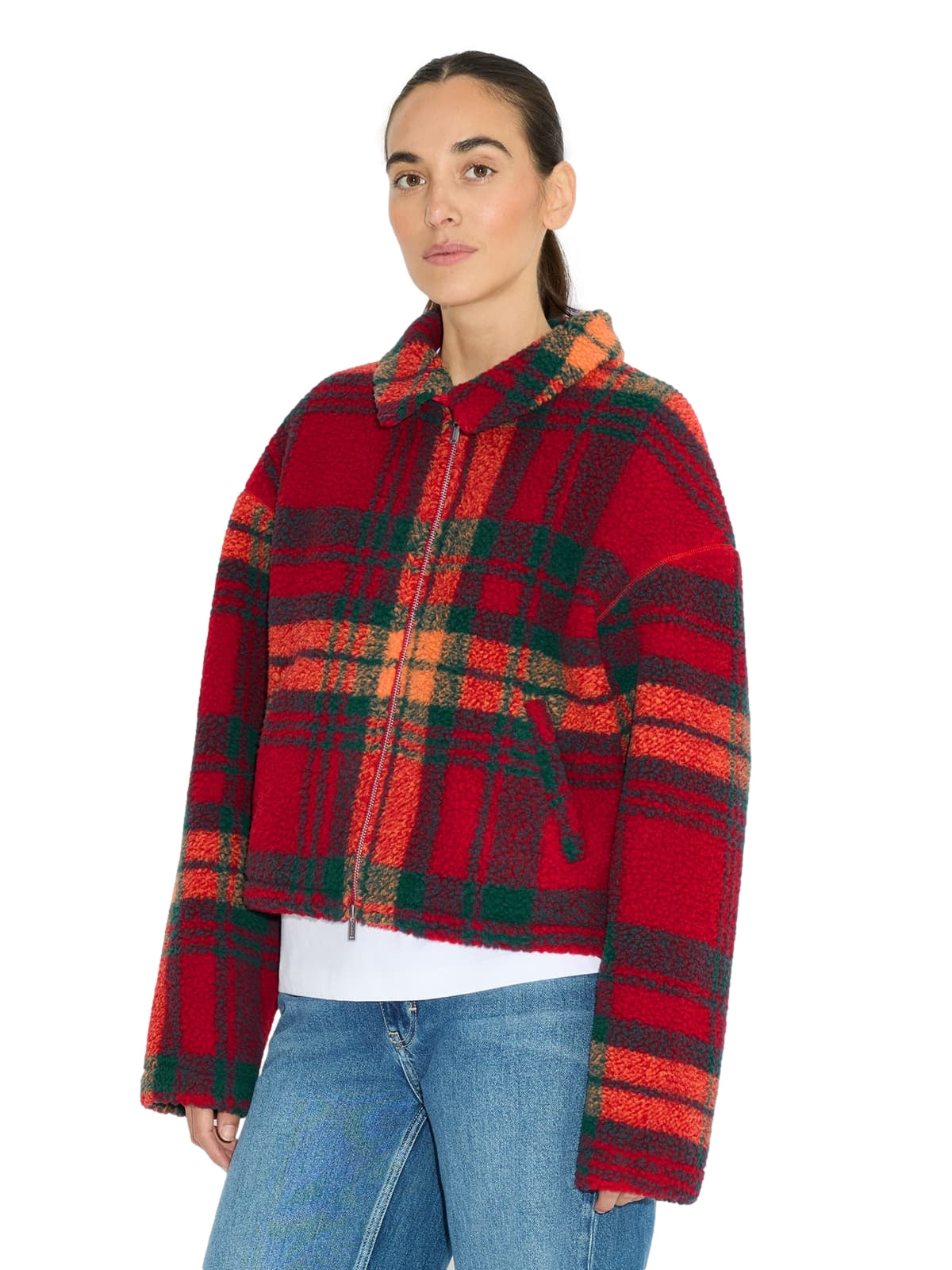 Holzweiler Ellie Fleece Jacket Jakke Ruter