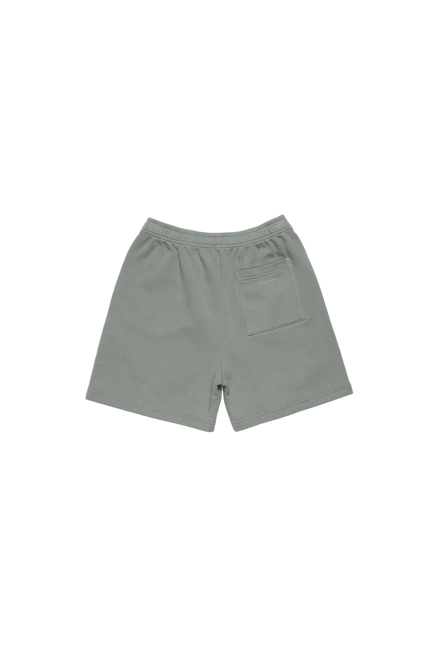 Acne Face Fleece Shorts Shorts Gråblå - modostore.no