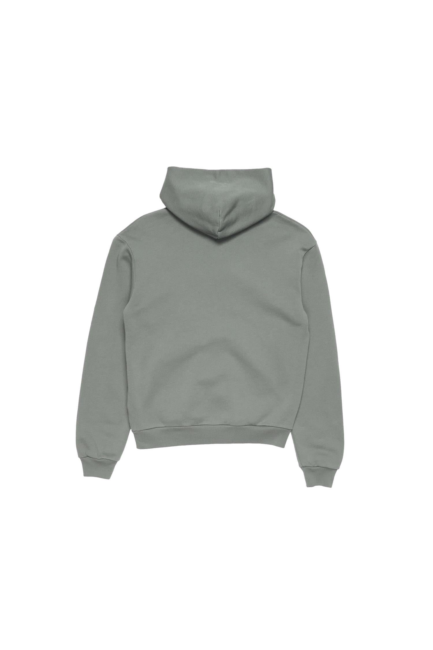 Acne Face Logo Zip-Up Hoodie Hettejakke Gråblå - modostore.no