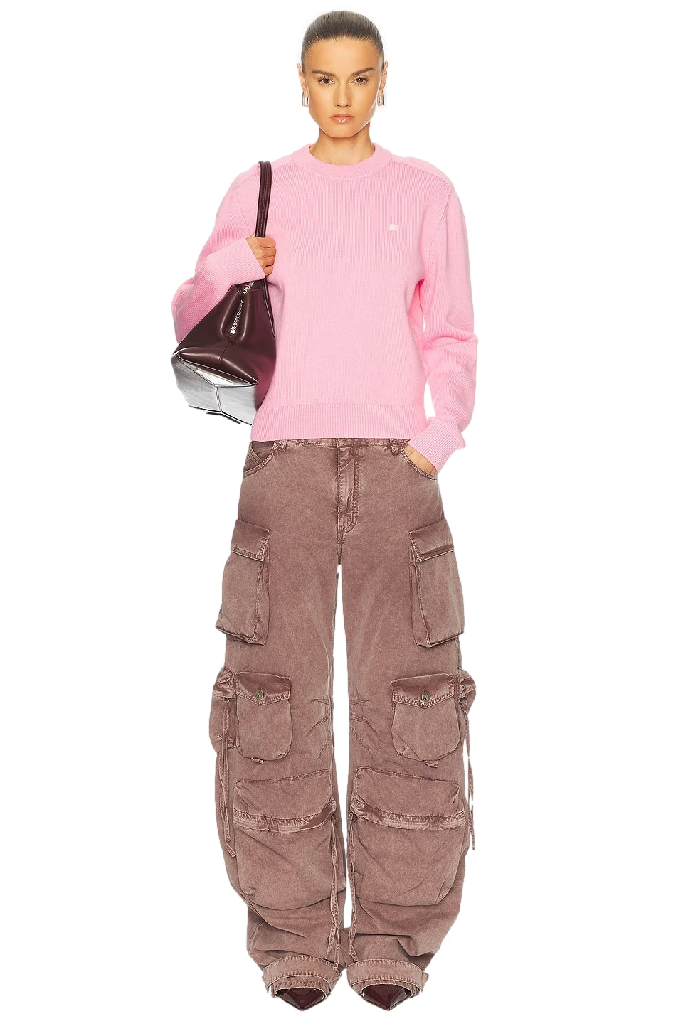 Acne Knit Genser Rosa - modostore.no