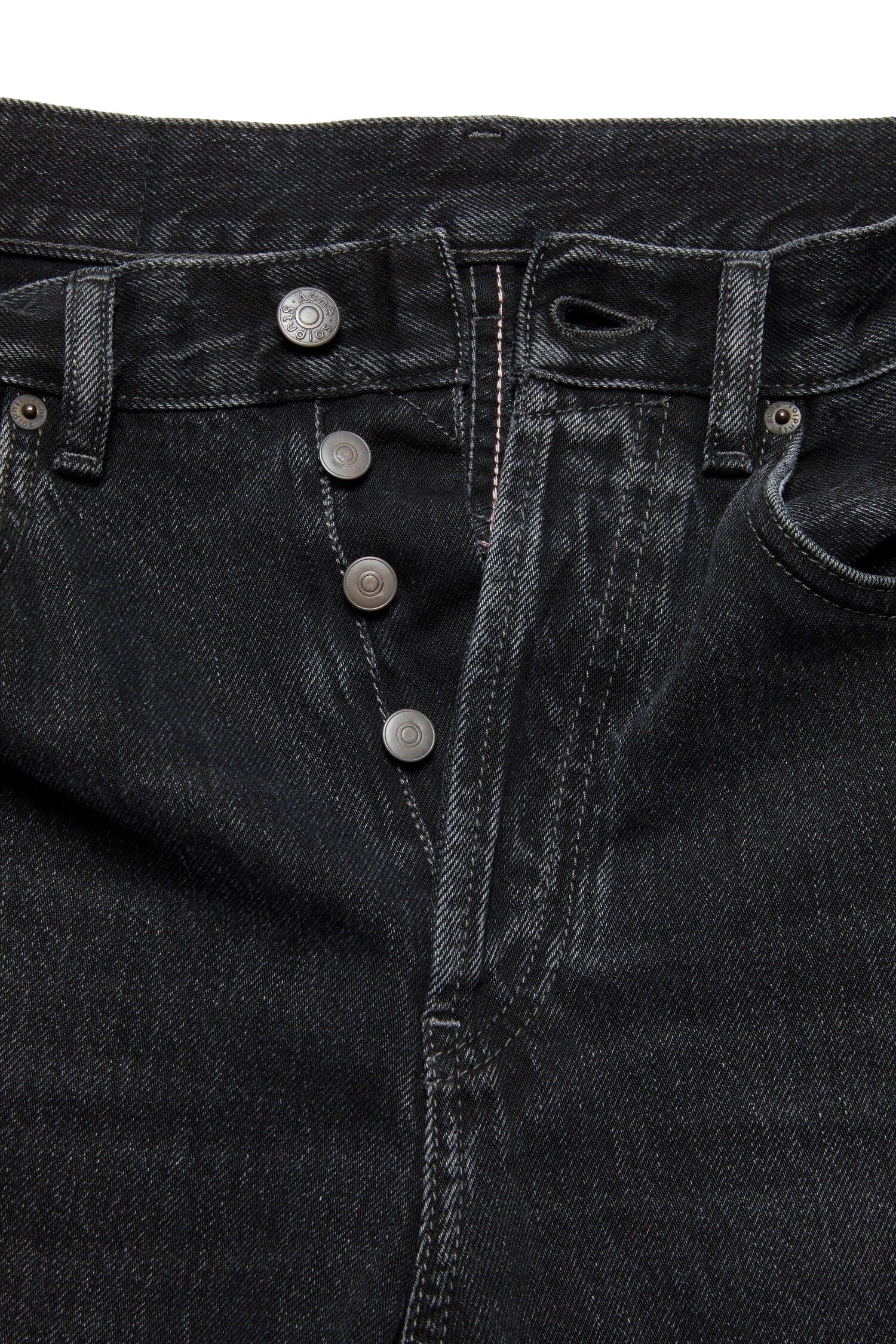 Acne Loose Fit Jeans - 2021F Jeans Sort - modostore.no