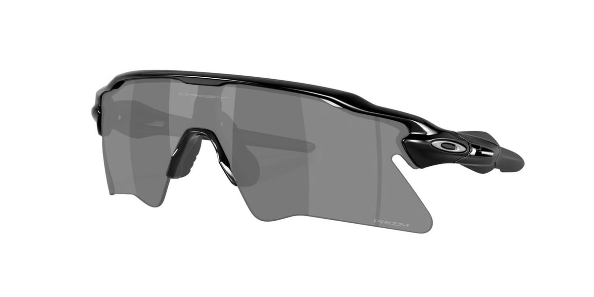 Oakley Radar EV Heater solbriller i sort med sporty design og mørke glass