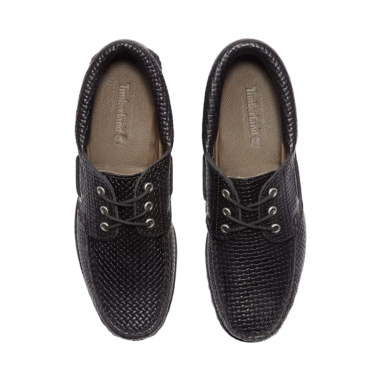Timberland Authentic 3-Eye Lug Boat Shoe Sko Sort Mønster