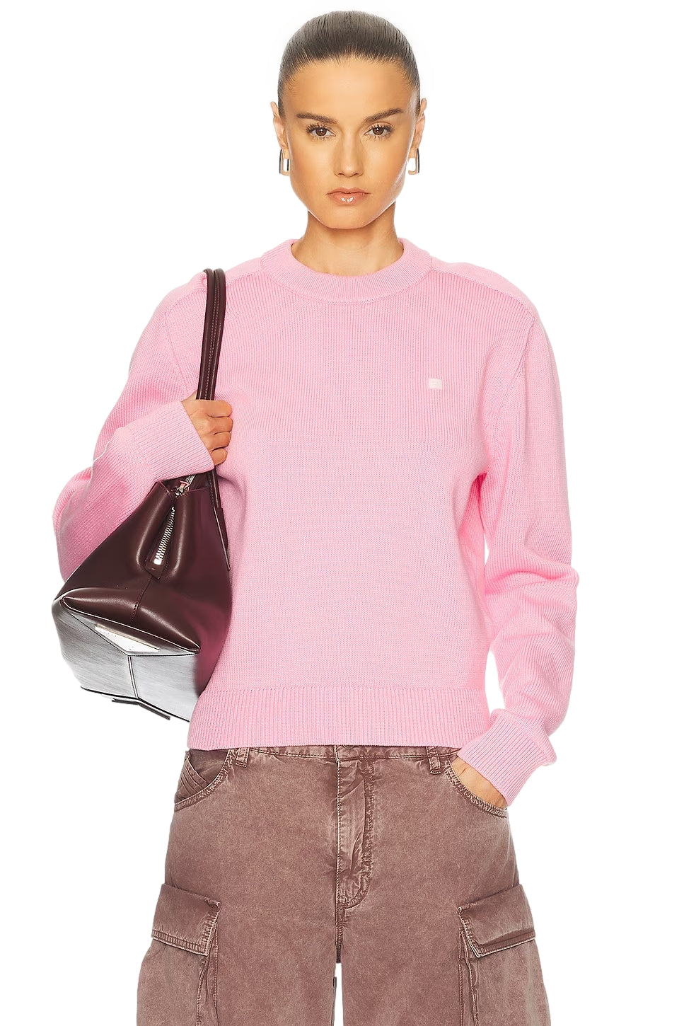 Acne Knit Genser Rosa - modostore.no