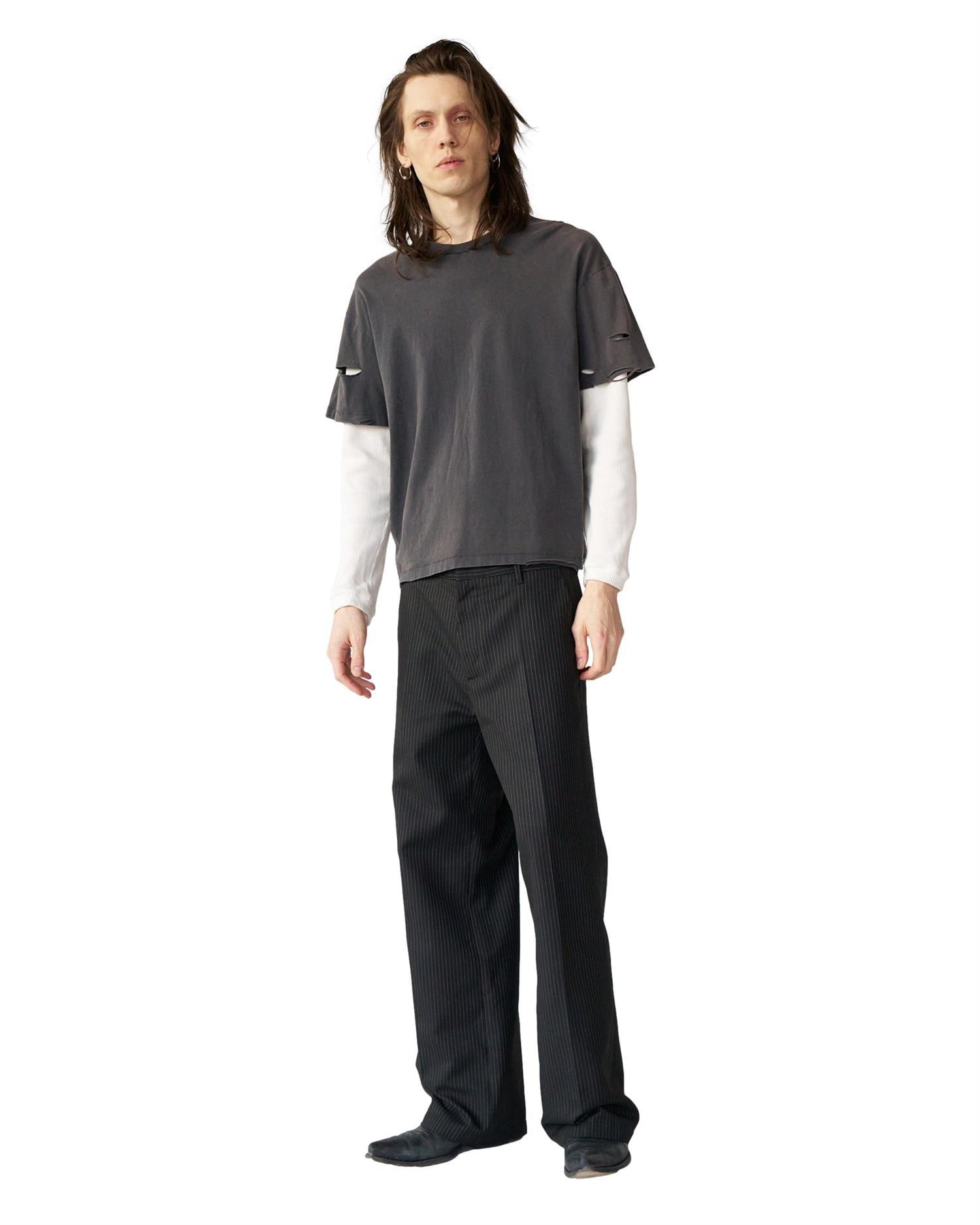 Stockholm Surfboard Club Layer Box Tee Genser Sort Og Hvit