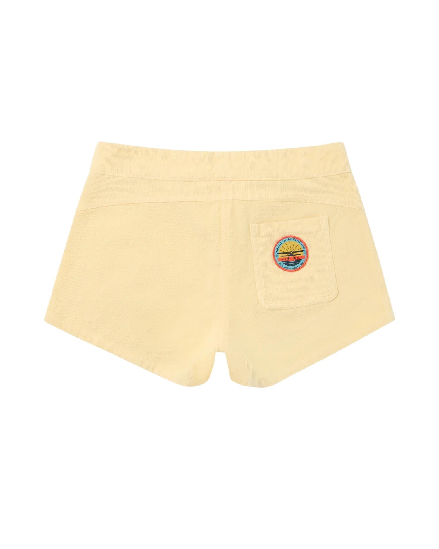 Amundsen 3Incher Concord G.Dyed Shorts Womens Shorts Gul - modostore.no