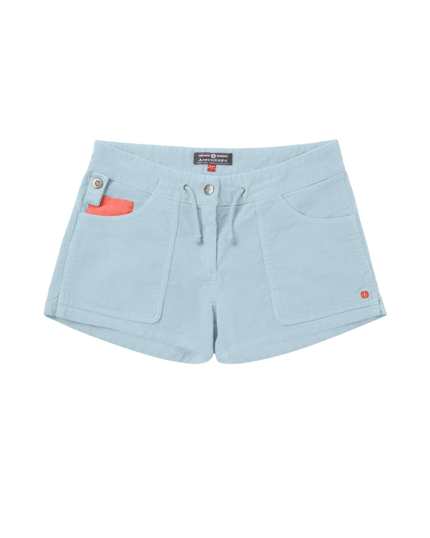 Amundsen 3Incher Concord G.Dyed Shorts Womens Shorts Lyseblå - modostore.no