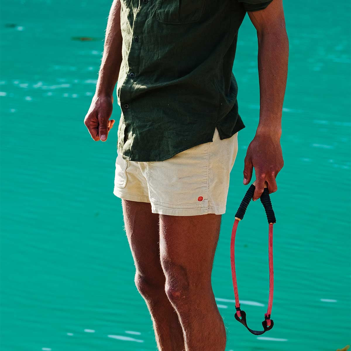 Amundsen 5Incher Concord G.Dyed Shorts Mens Shorts Eplegrønn - modostore.no