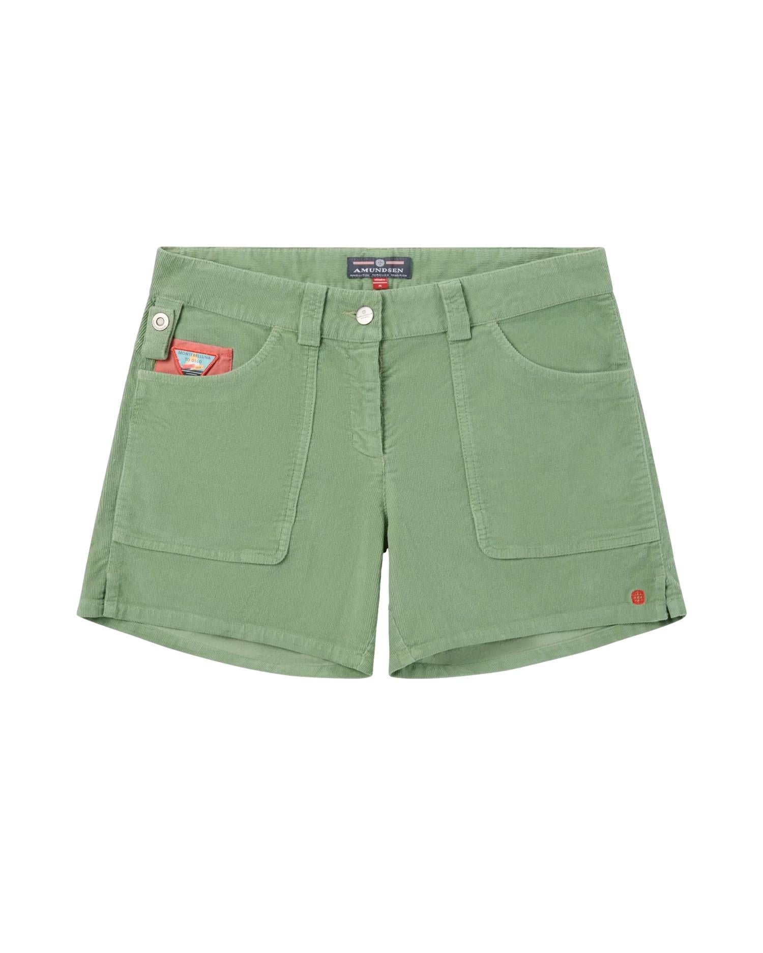 Amundsen 5Incher Concord G.Dyed Shorts Womens Shorts Grønn - modostore.no