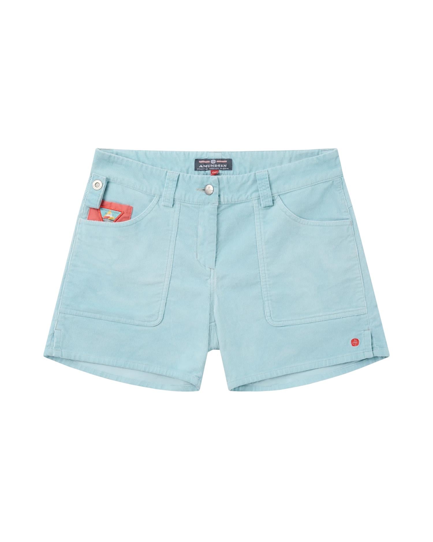 Amundsen 5Incher Concord G.Dyed Shorts Womens Shorts Lyseblå - modostore.no