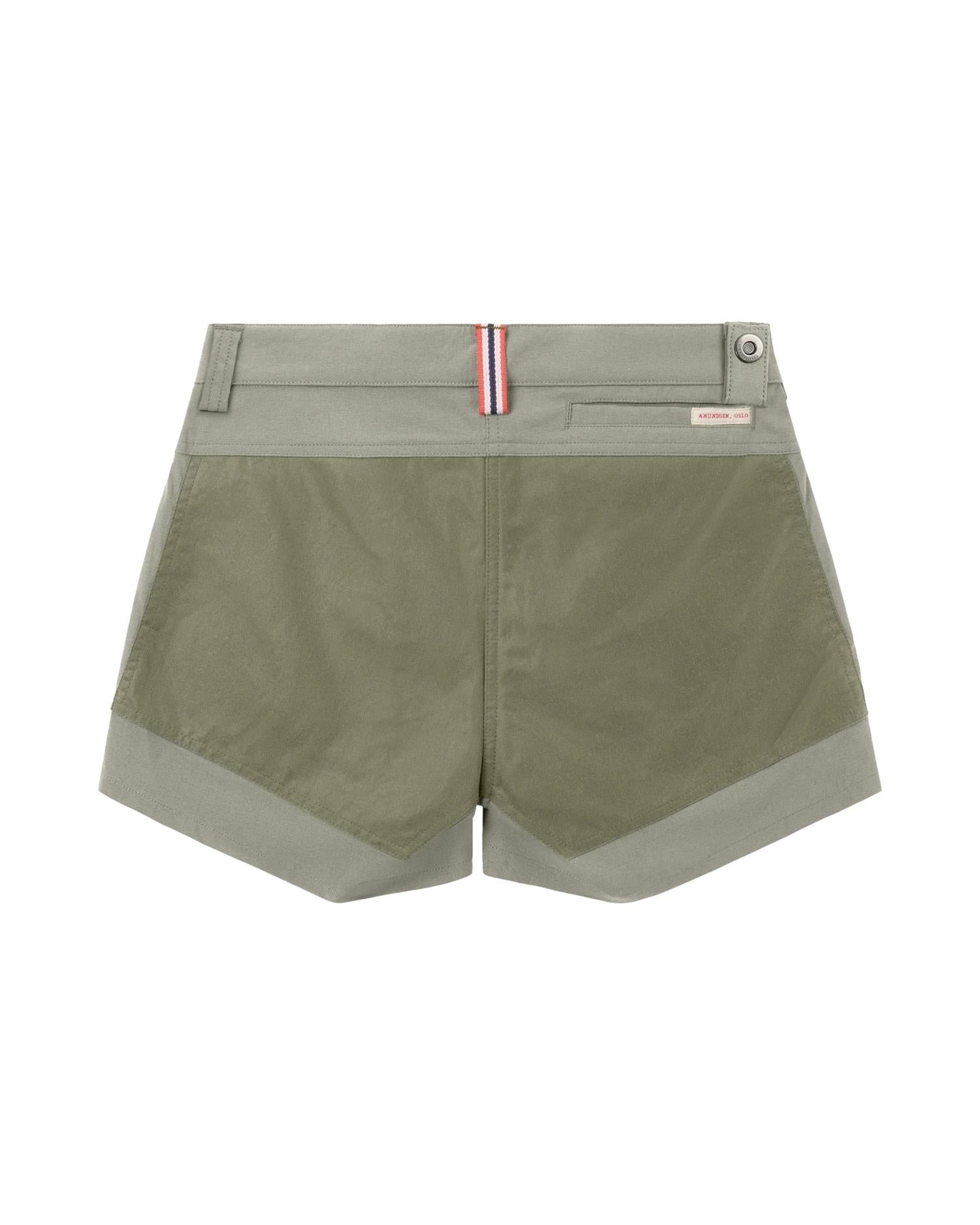 Amundsen 5incher Field Shorts Monochrome Womens Shorts Grå Grønn - modostore.no