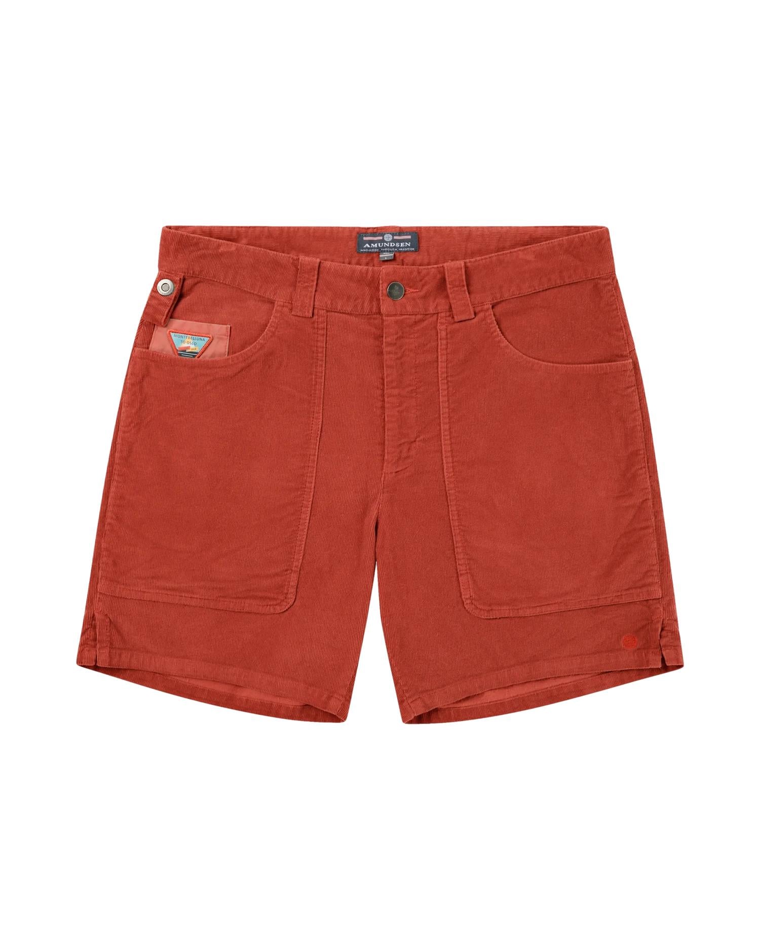 Amundsen 7Incher Concord G. Dyed Shorts Mens Shorts Rød - modostore.no
