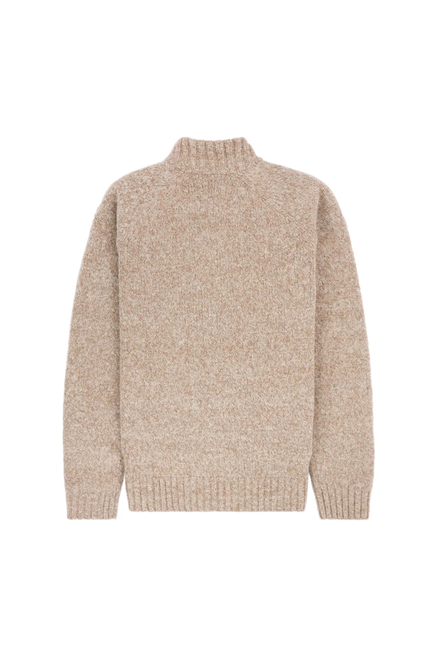 Amundsen Alpe Full-Zip Mens Genser Beige Mønster - modostore.no