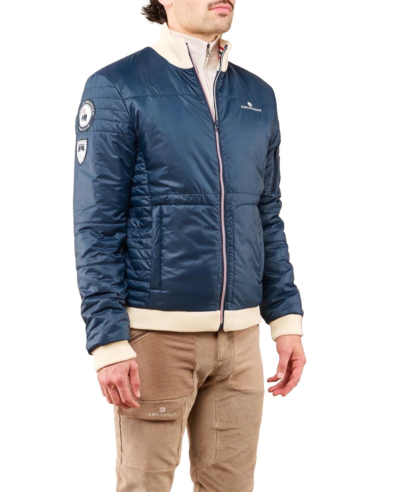 Amundsen Breguet Jacket Mens Jakke Navy - modostore.no