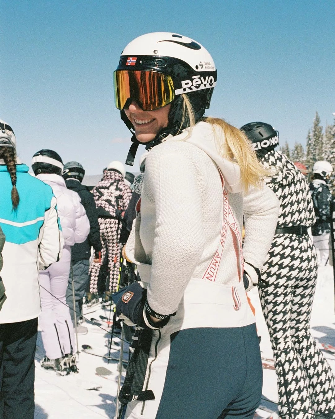 Amundsen Concord Ski Pants Womens Bukse Off-White - modostore.no
