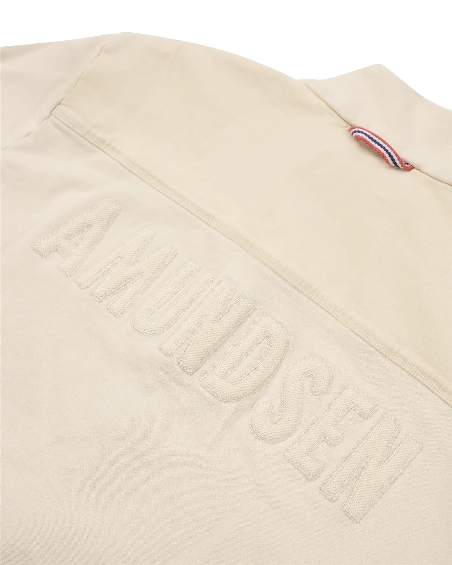 Amundsen Ditch-Hiker Track Jacket Mens Genser Beige - modostore.no
