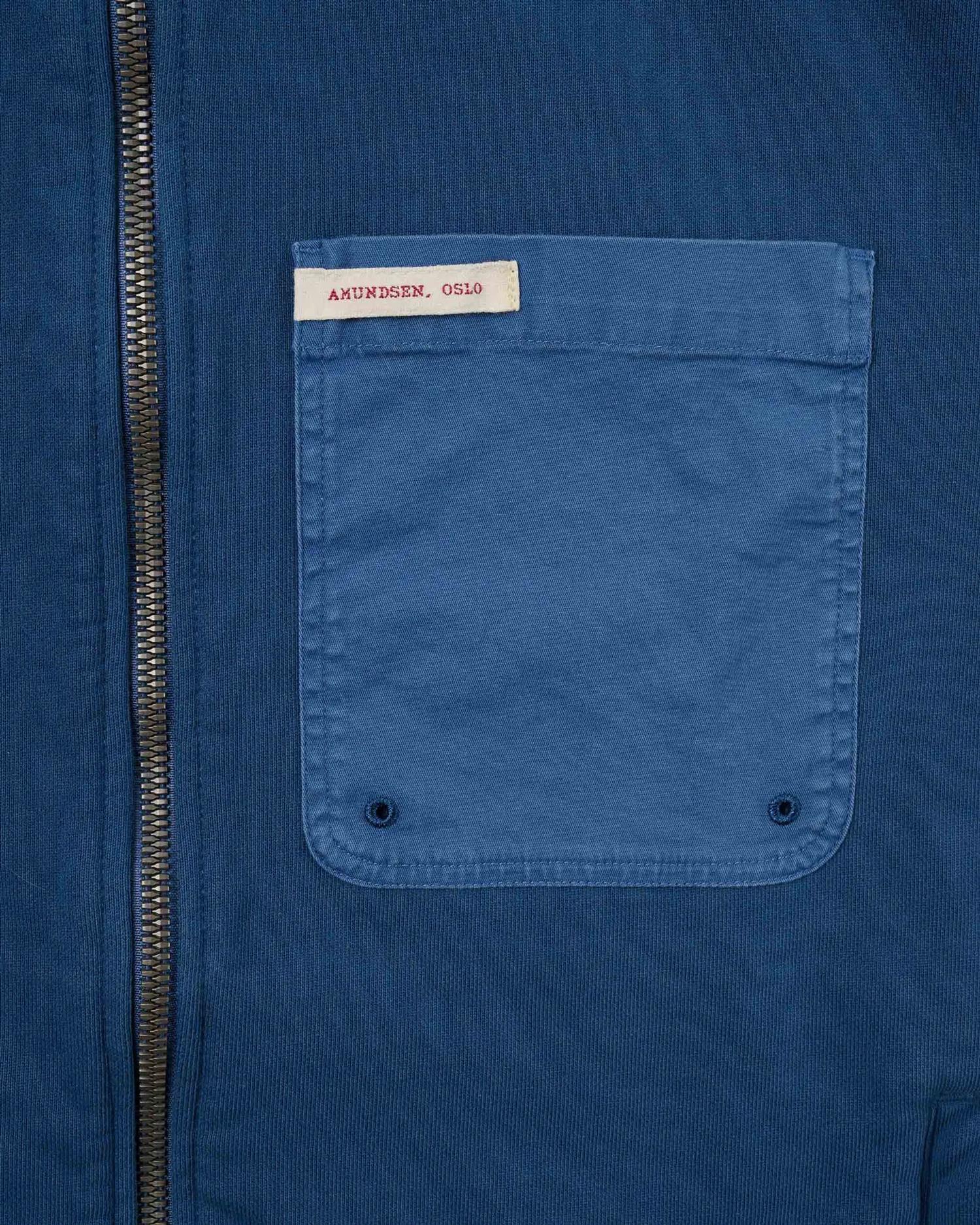 Amundsen Ditch-Hiker Track Jacket Mens Genser Mørkeblå - modostore.no