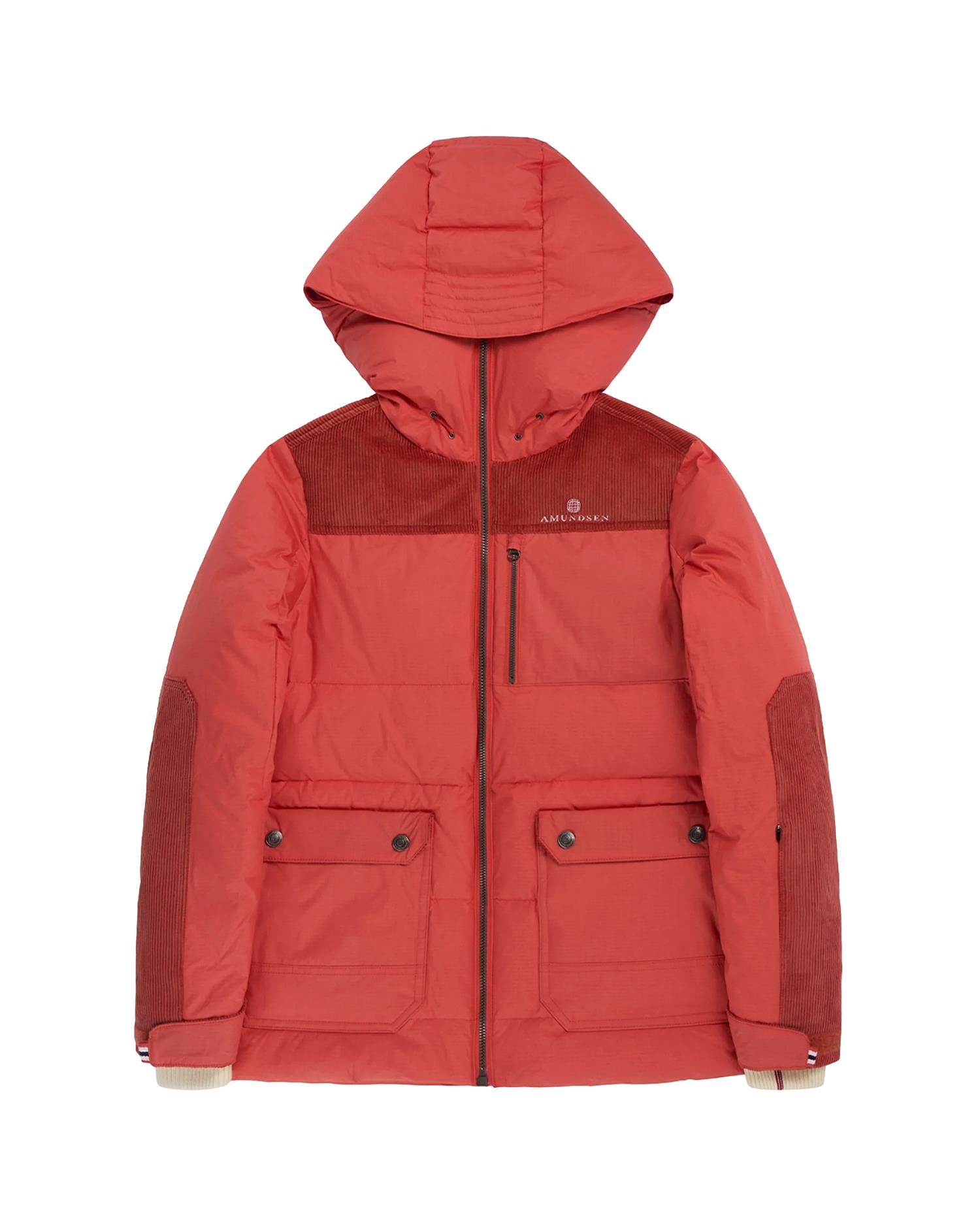 Amundsen Groomer Jacket Womens Jakke Rød - modostore.no
