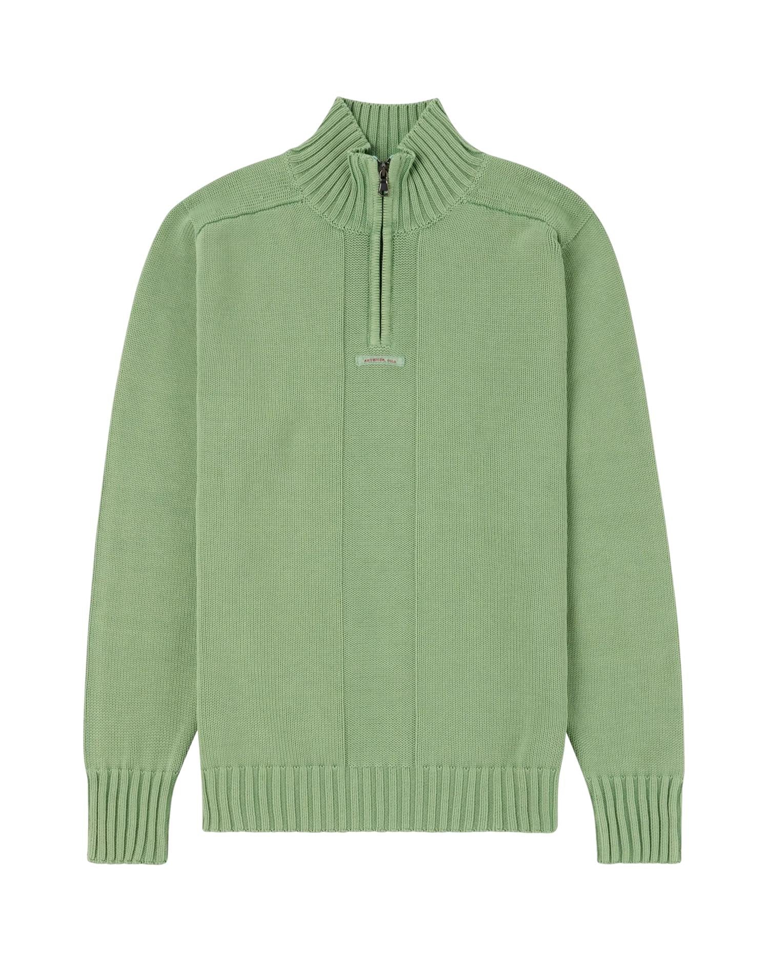 Amundsen Lascar Half Zip Womens Genser Grønn - modostore.no