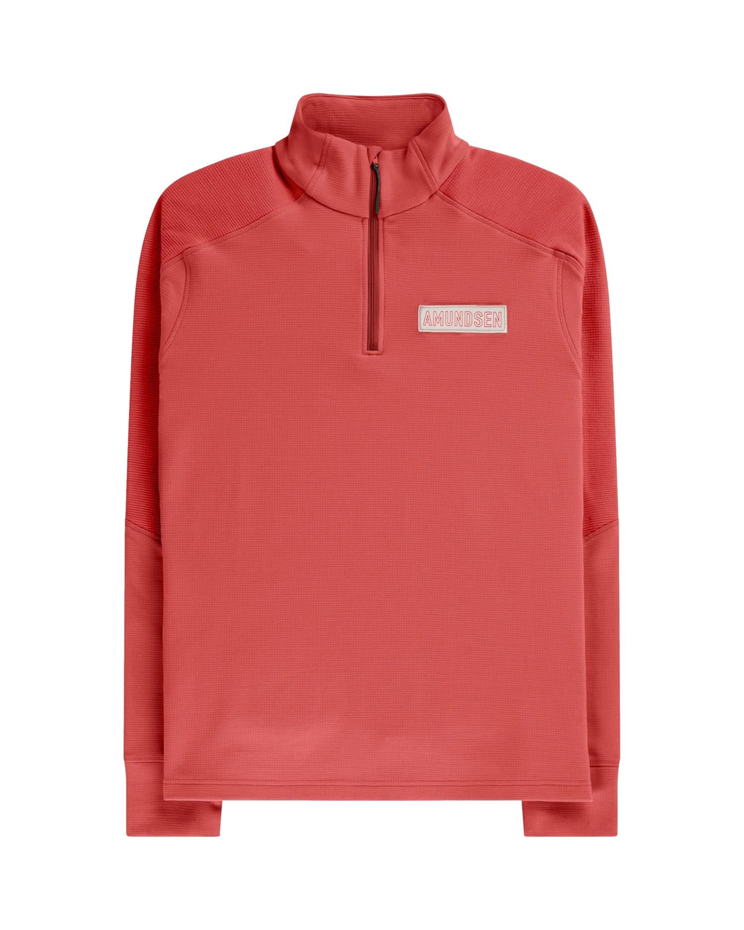 Amundsen MOUNTAIN AIRY HALF ZIP WOMENS Genser Rød - modostore.no