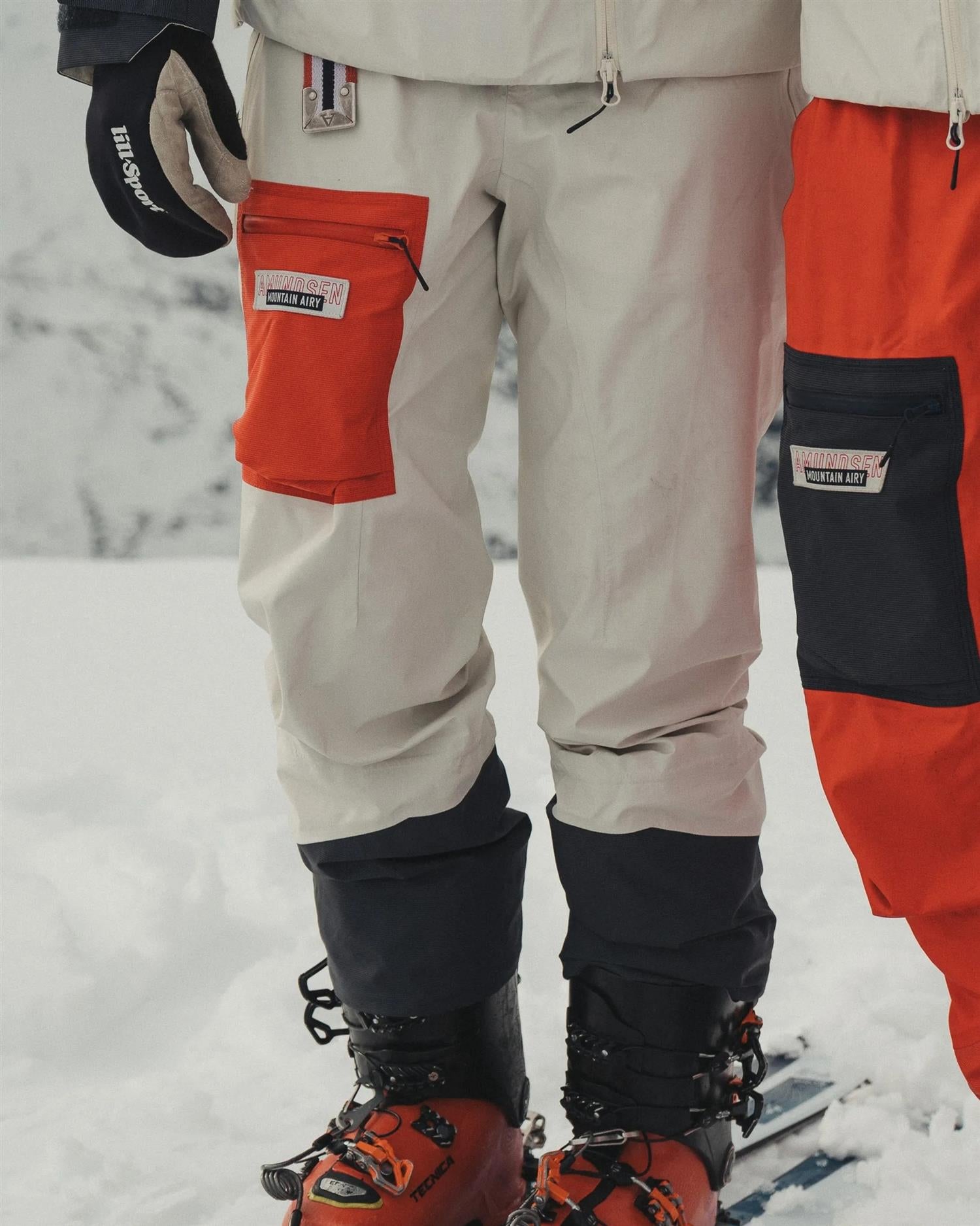 Amundsen Mountain Airy Shell Pants Mens Bukse Rød - modostore.no
