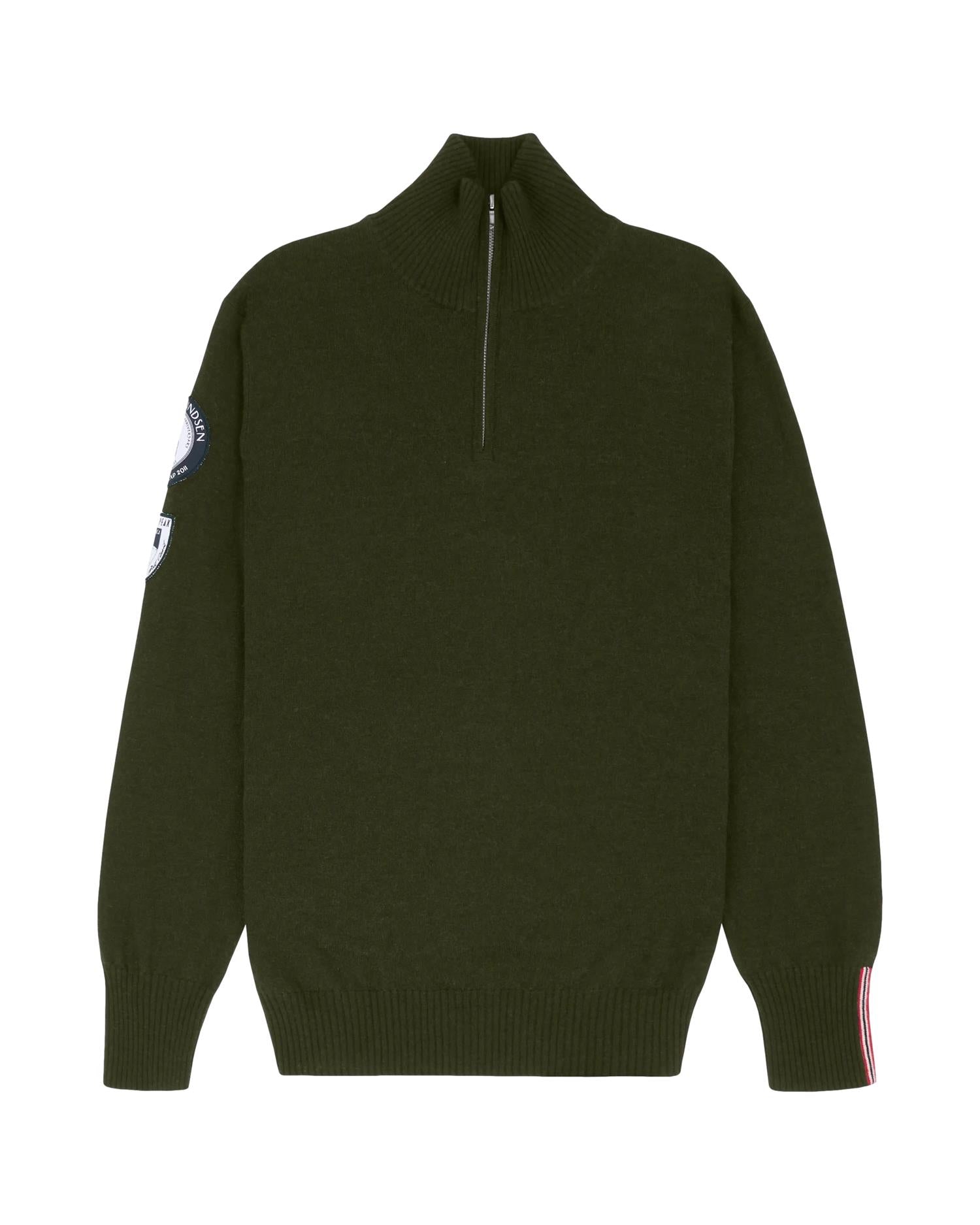 Amundsen Peak Half Zip Mens Genser Flaskegrønn - modostore.no