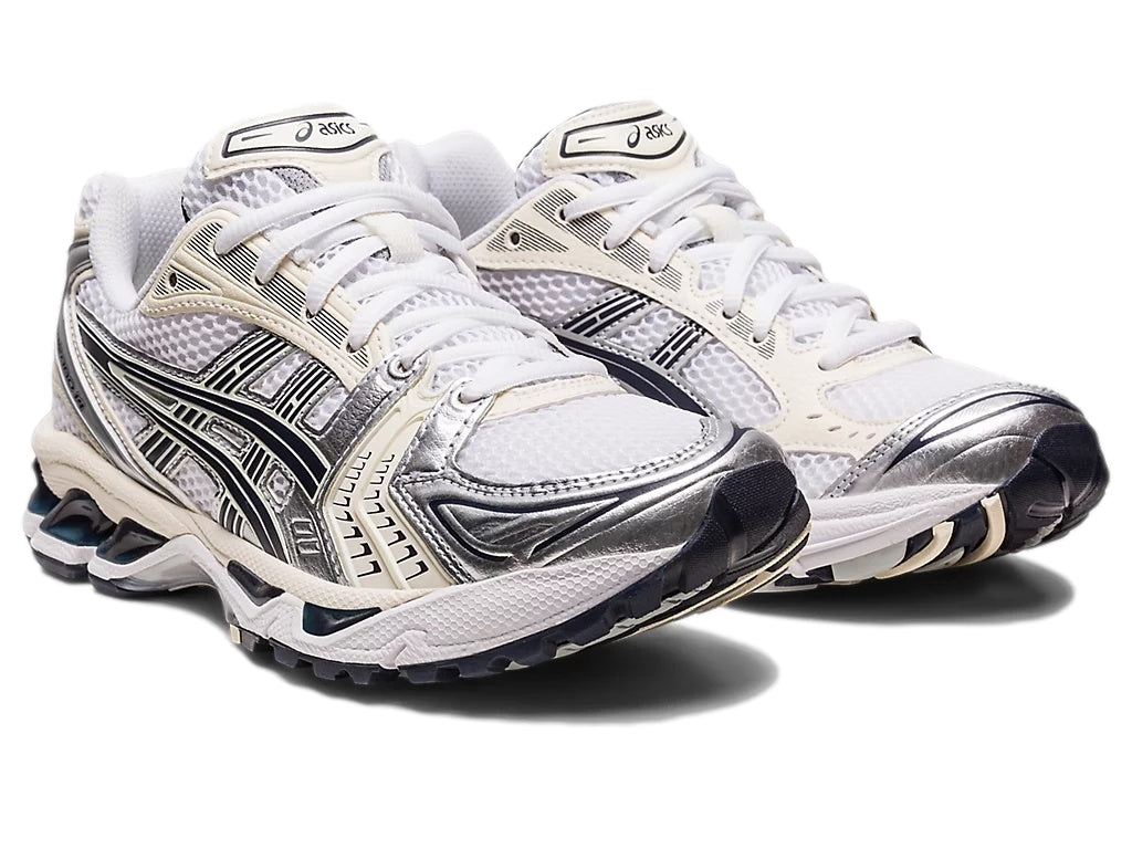 Asics GEL-KAYANO 14 White/Midnight Sko Mørkeblå - modostore.no