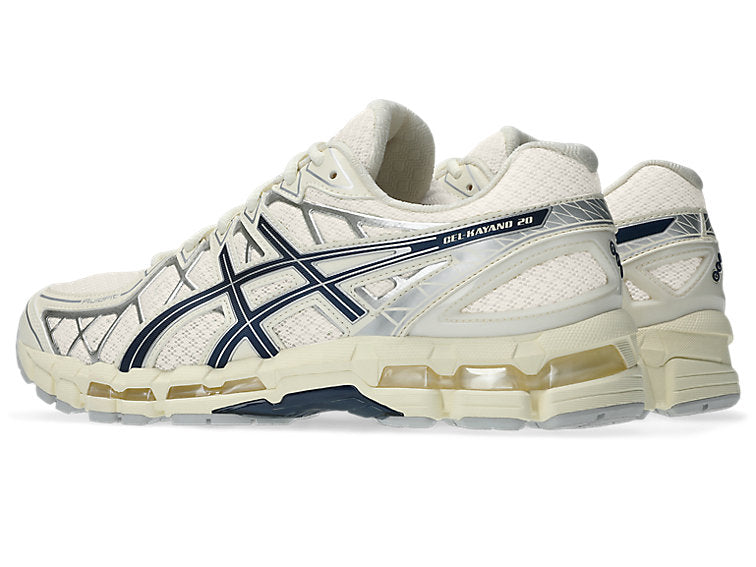 Asics GEL-KAYANO 20 Cream/Independence Blue Sko Beige - modostore.no