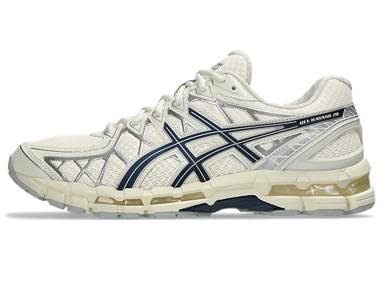 Asics GEL-KAYANO 20 Cream/Independence Blue Sko Beige - modostore.no