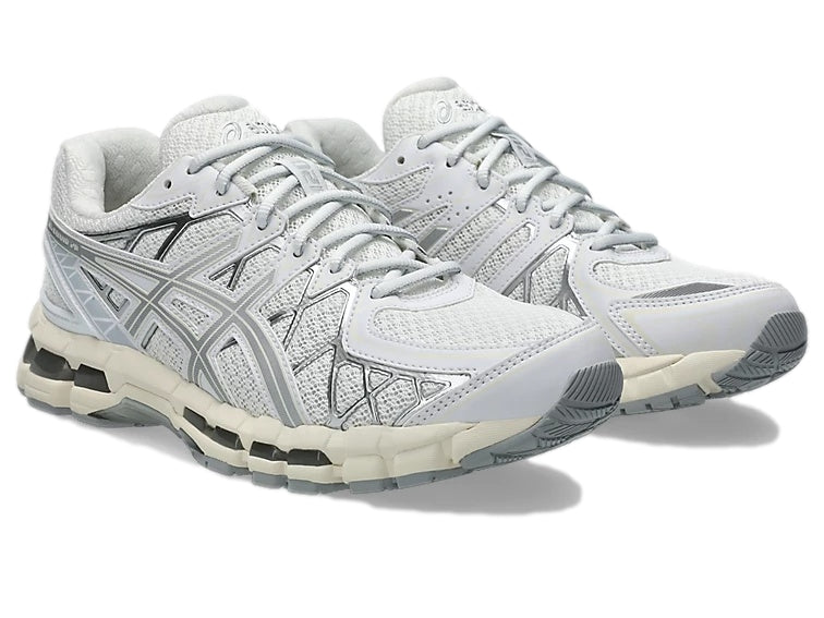 Asics Gel-Kayano 20 White/Pure Silver Sko Hvit Og Sølv - modostore.no
