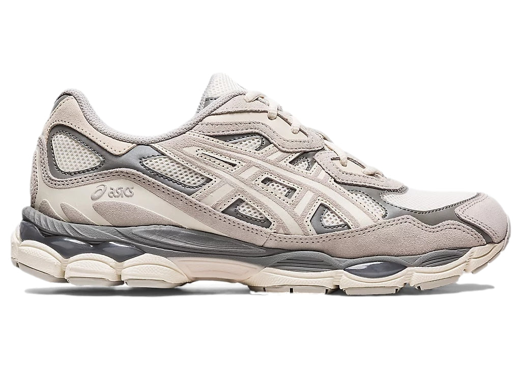 Asics GEL-NYC Cream/Oyster Grey Sko Off-White - modostore.no