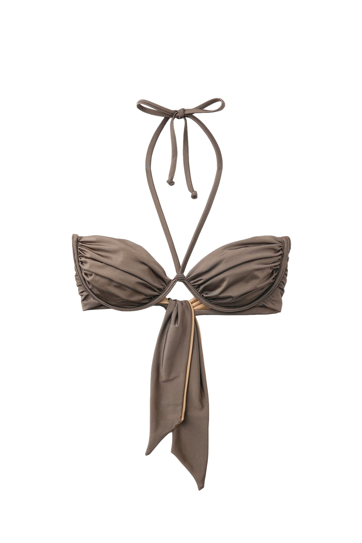 Seaquelle Billow Bikini Top Badetøy Brun
