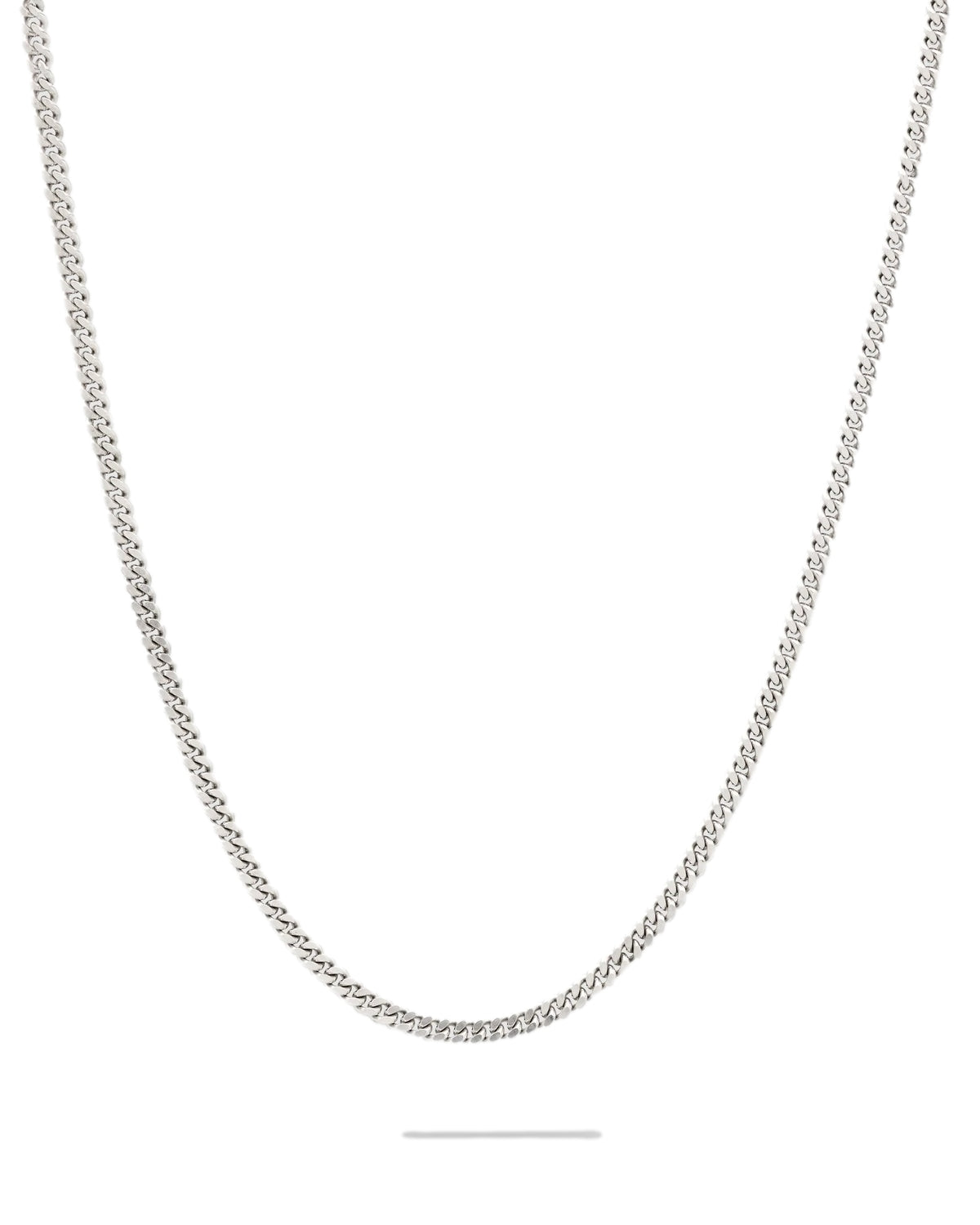 Tom Wood Curb Chain M Silver 18inch Smykke Sølv - modostore.no