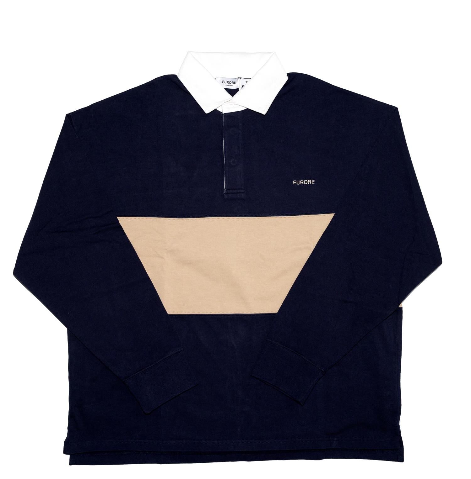 Furore William Rugby Genser Blå Og Beige