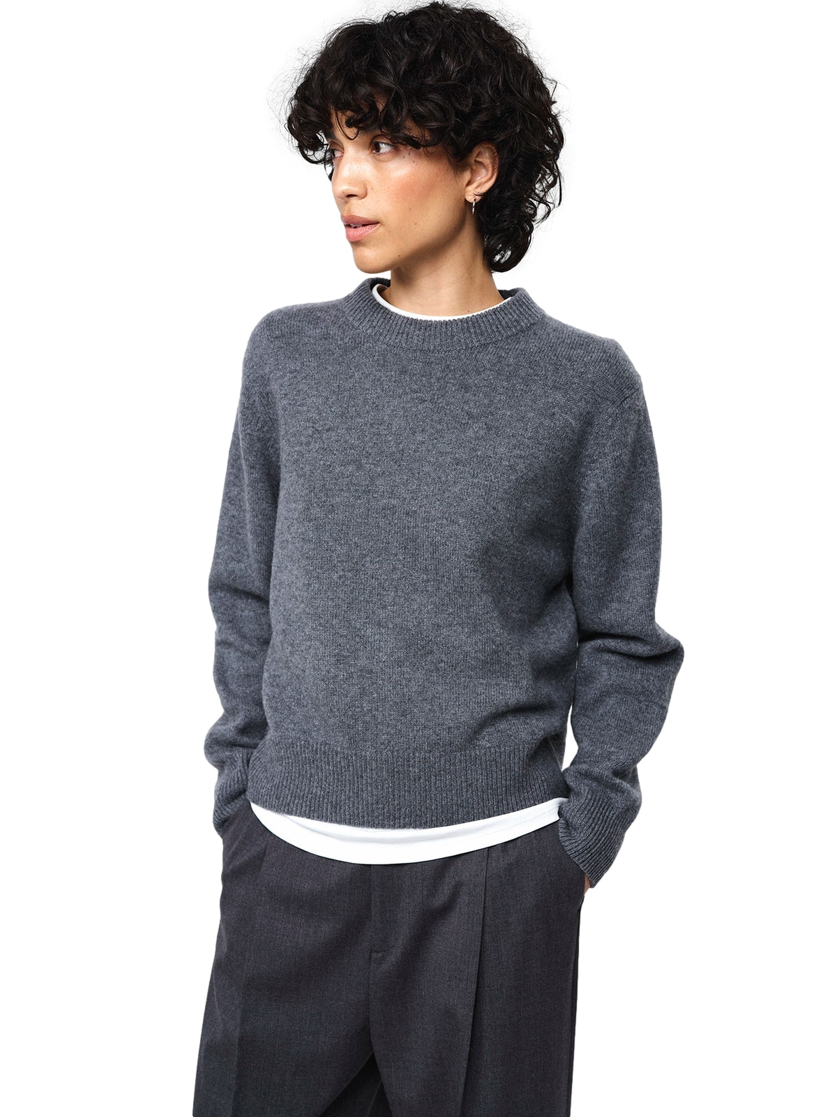Julie Josephine Alma Sweater Genser Grå