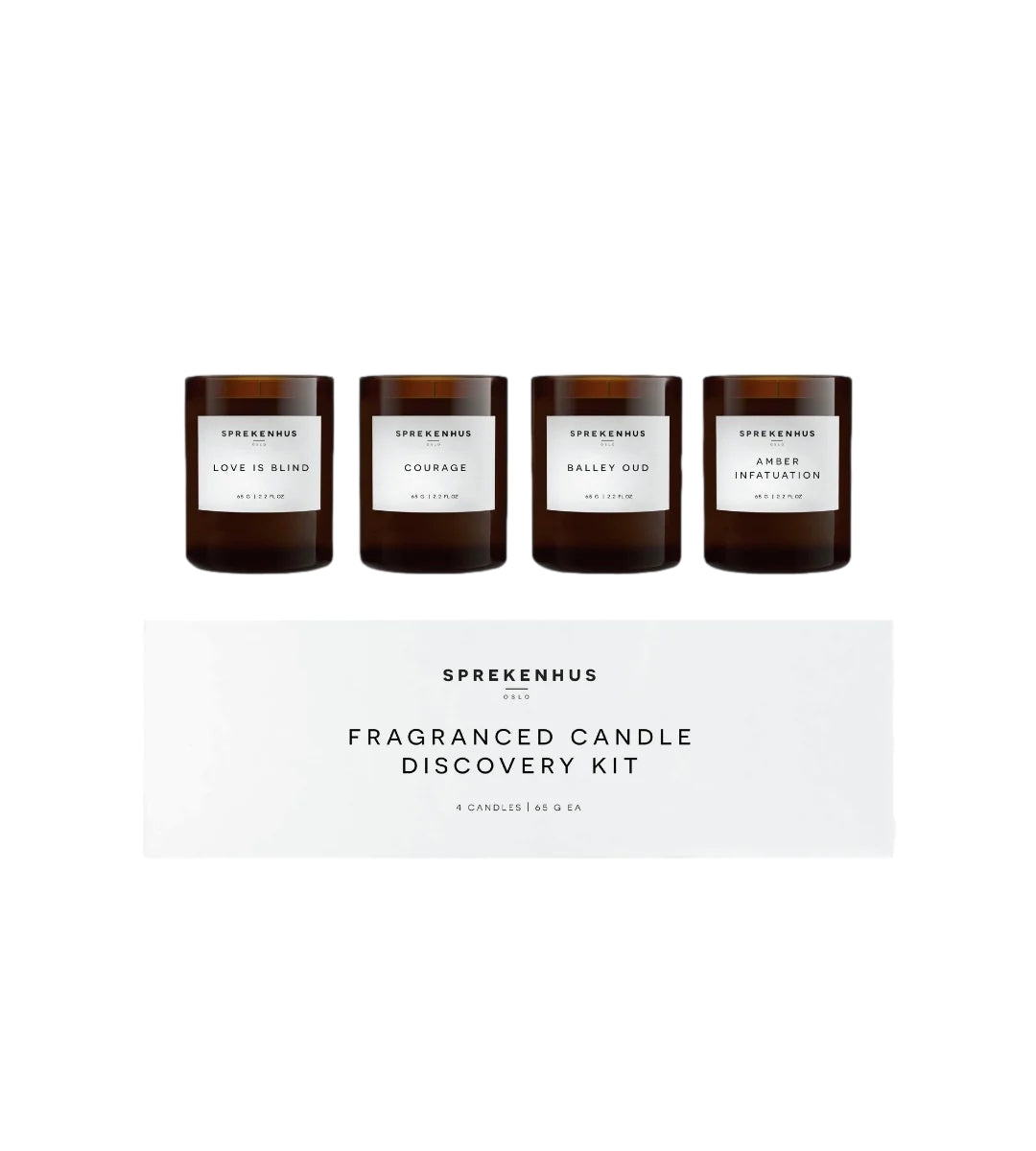 Sprekenhus Scented Candle Discovery Set Duftlys Gjennomsiktig - modostore.no