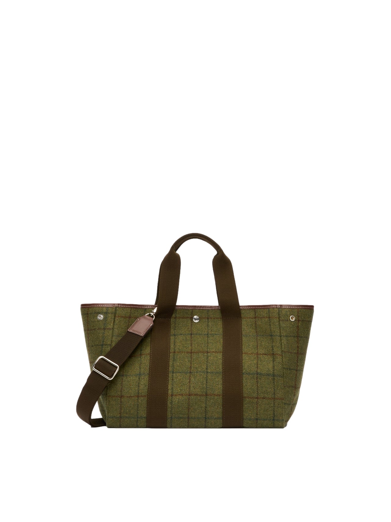 Rue de Verneuil Traversée M Hunting Tweed Khaki Veske Khaki