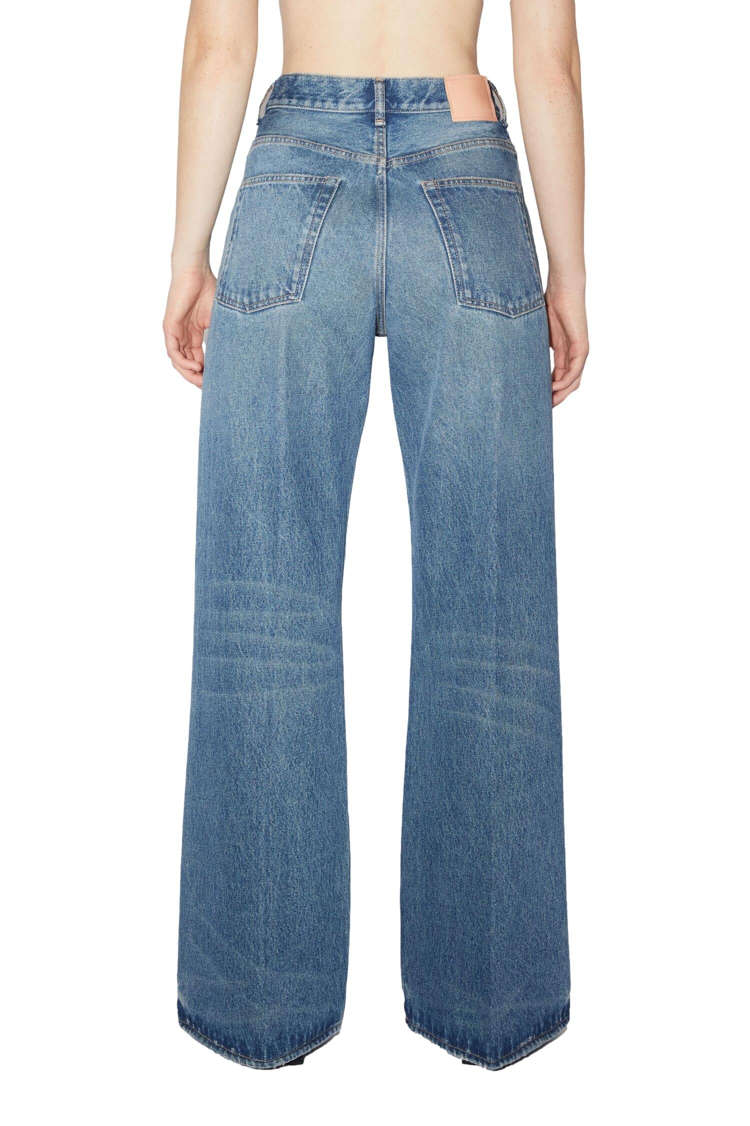 Acne Relaxed Fit Jeans - 2022F Jeans Blå