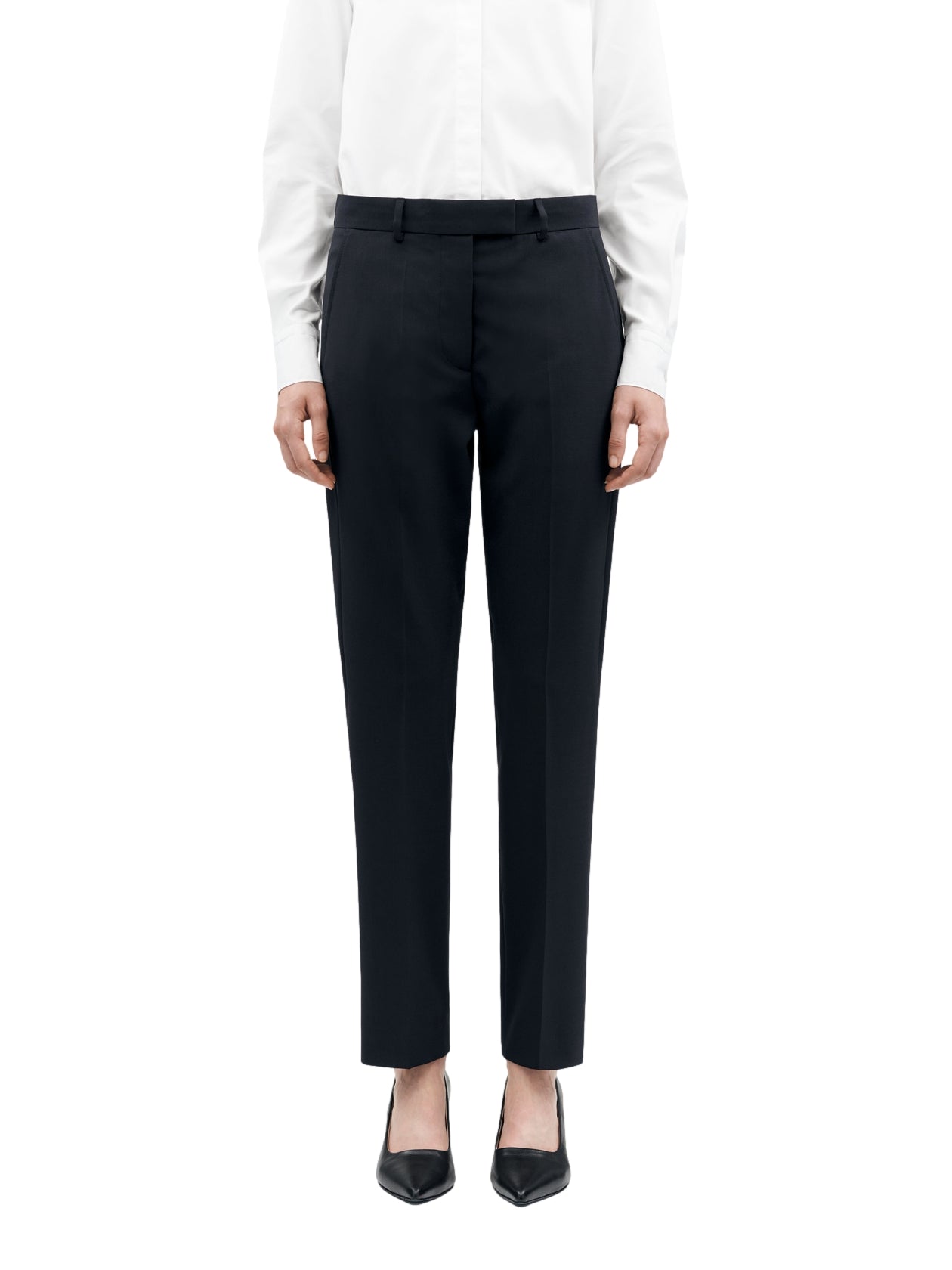 Tiger of Sweden Crio Regular-Fit Trousers Dressbukse Navy - modostore.no