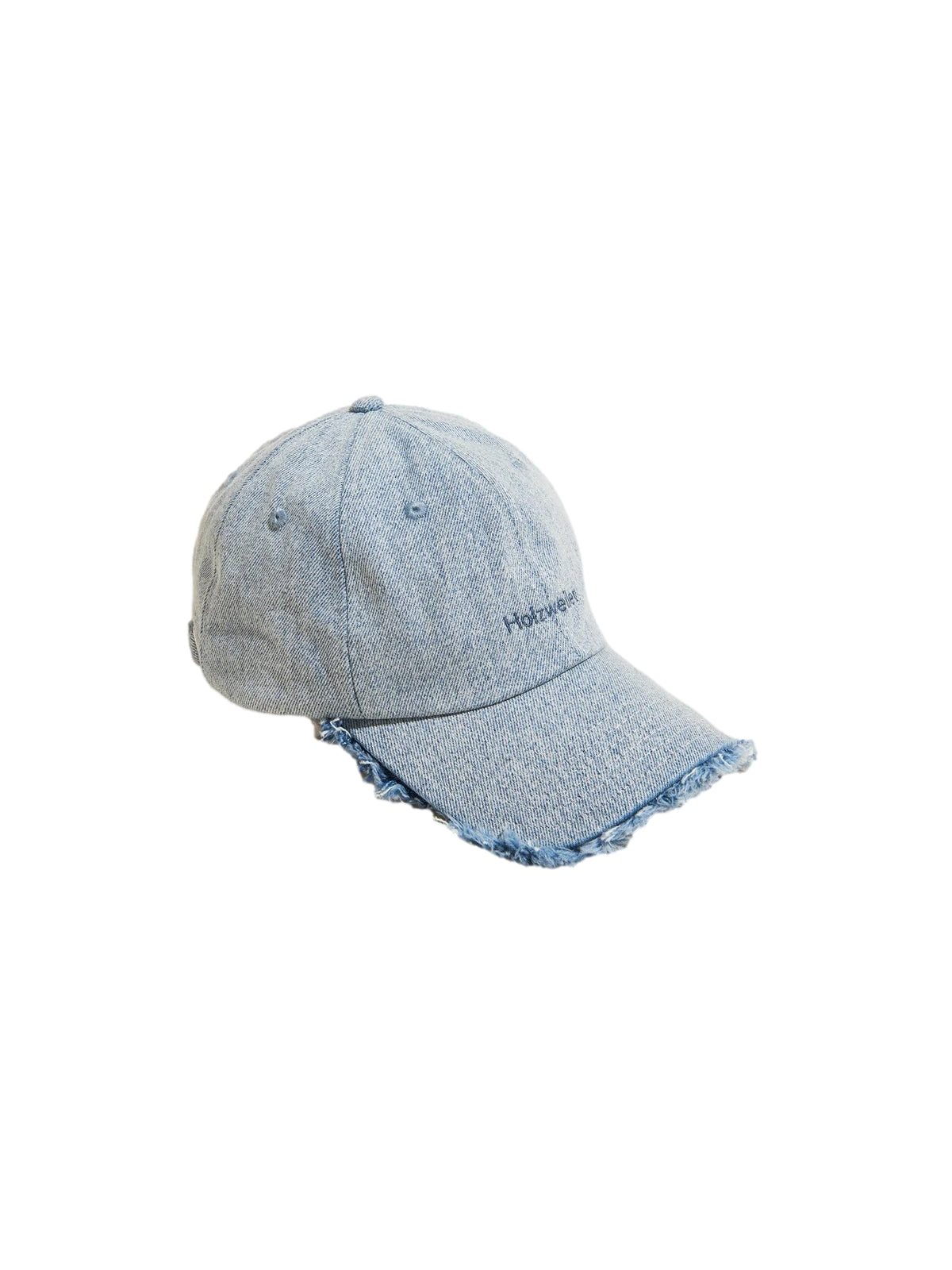 Holzweiler Sonnet Frayed Denim Cap Caps Denim - modostore.no