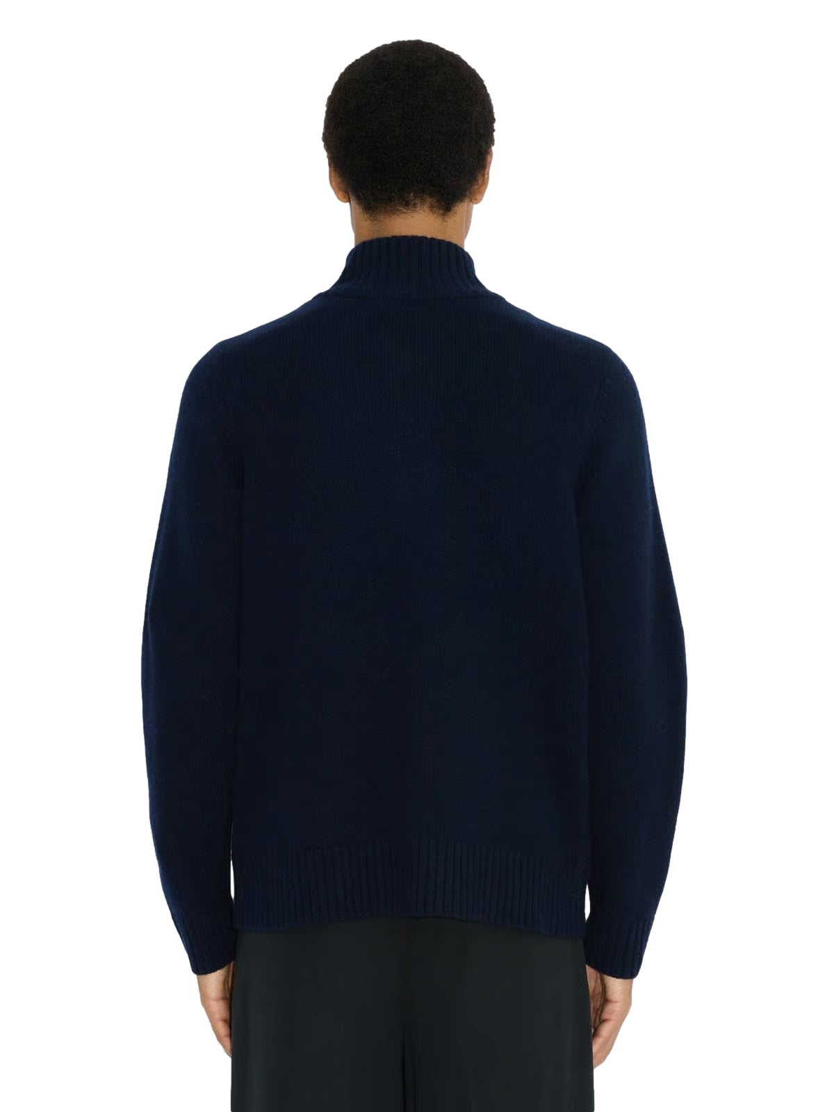 Holzweiler M. Wool Half Zip Genser Navy