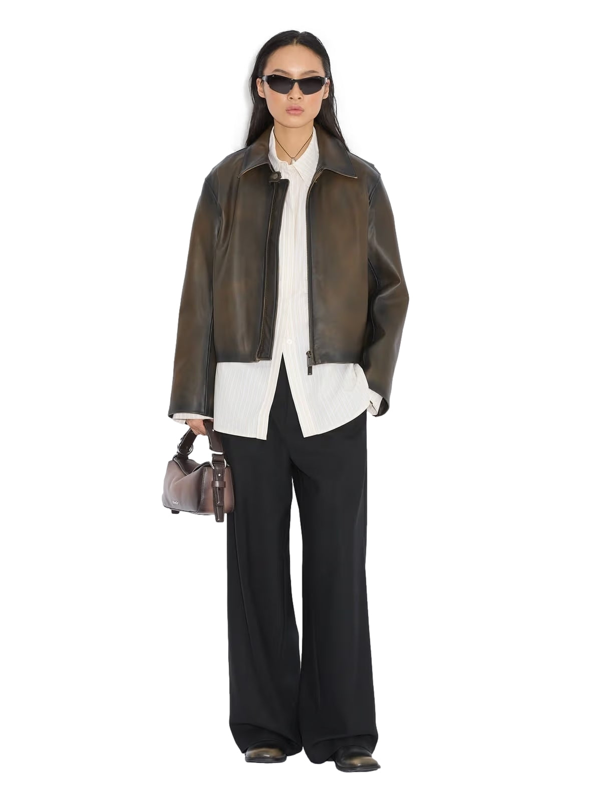 Holzweiler Loose Stripe Shirt Skjorte Lysegul - modostore.no