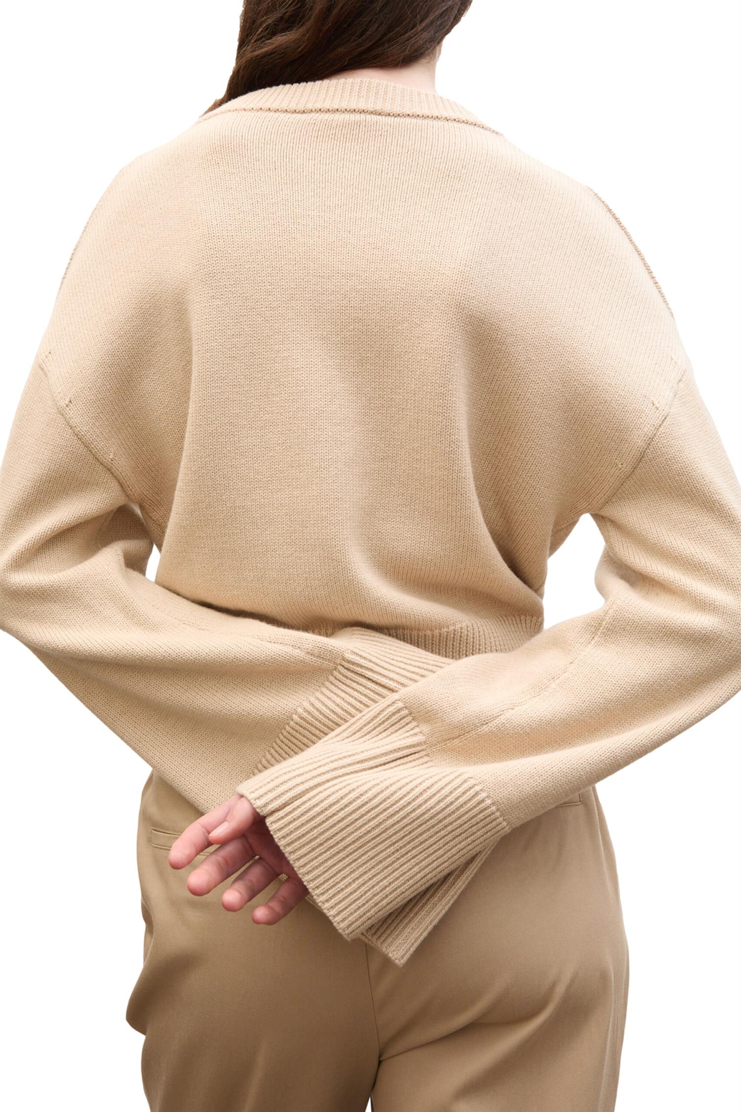 Julie Josephine Wide Sleeve Cardigan Cardigan Sand