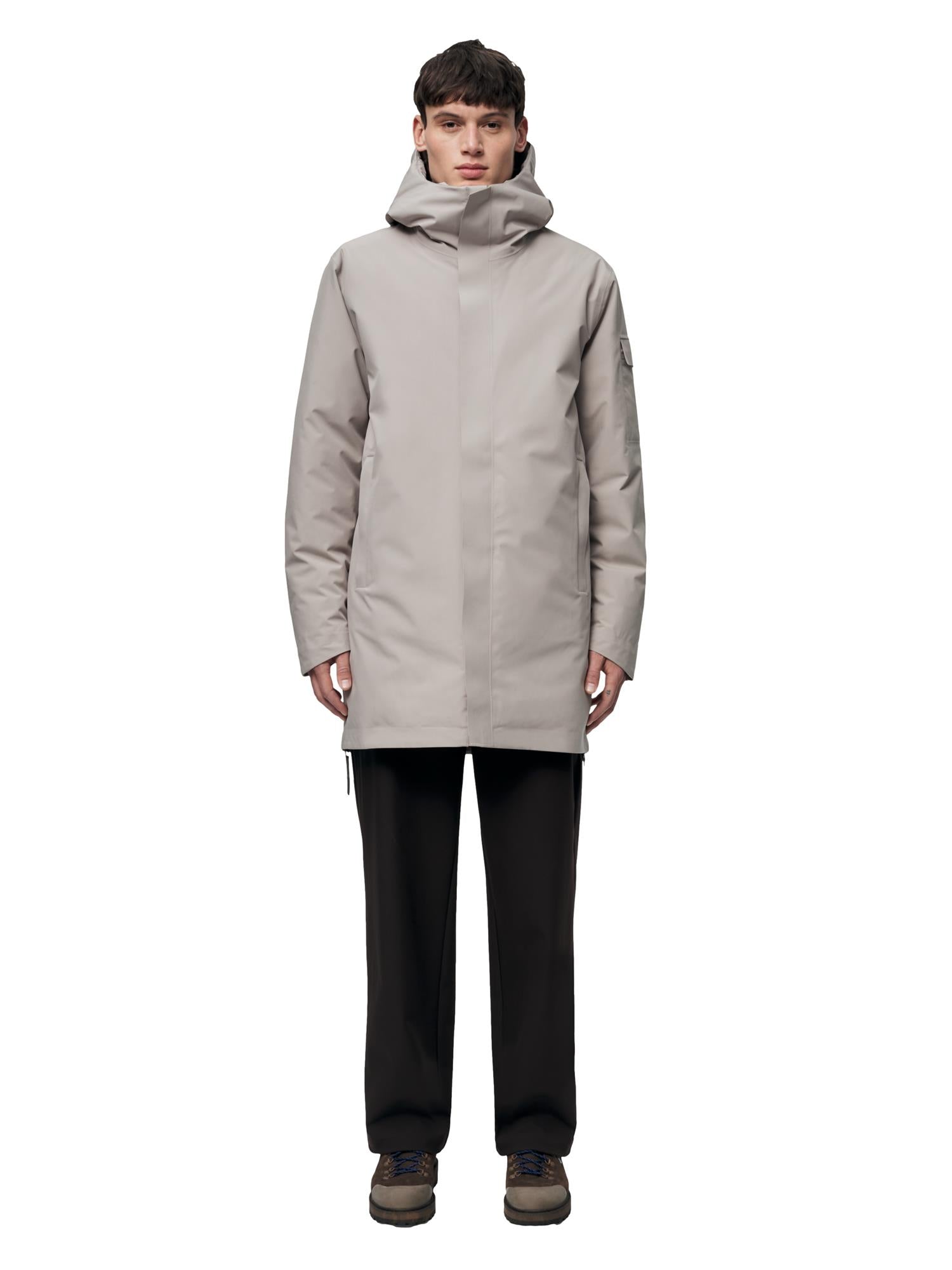 Blæst Olden Primaloft Parka Low Tide Jakke Beige Grå