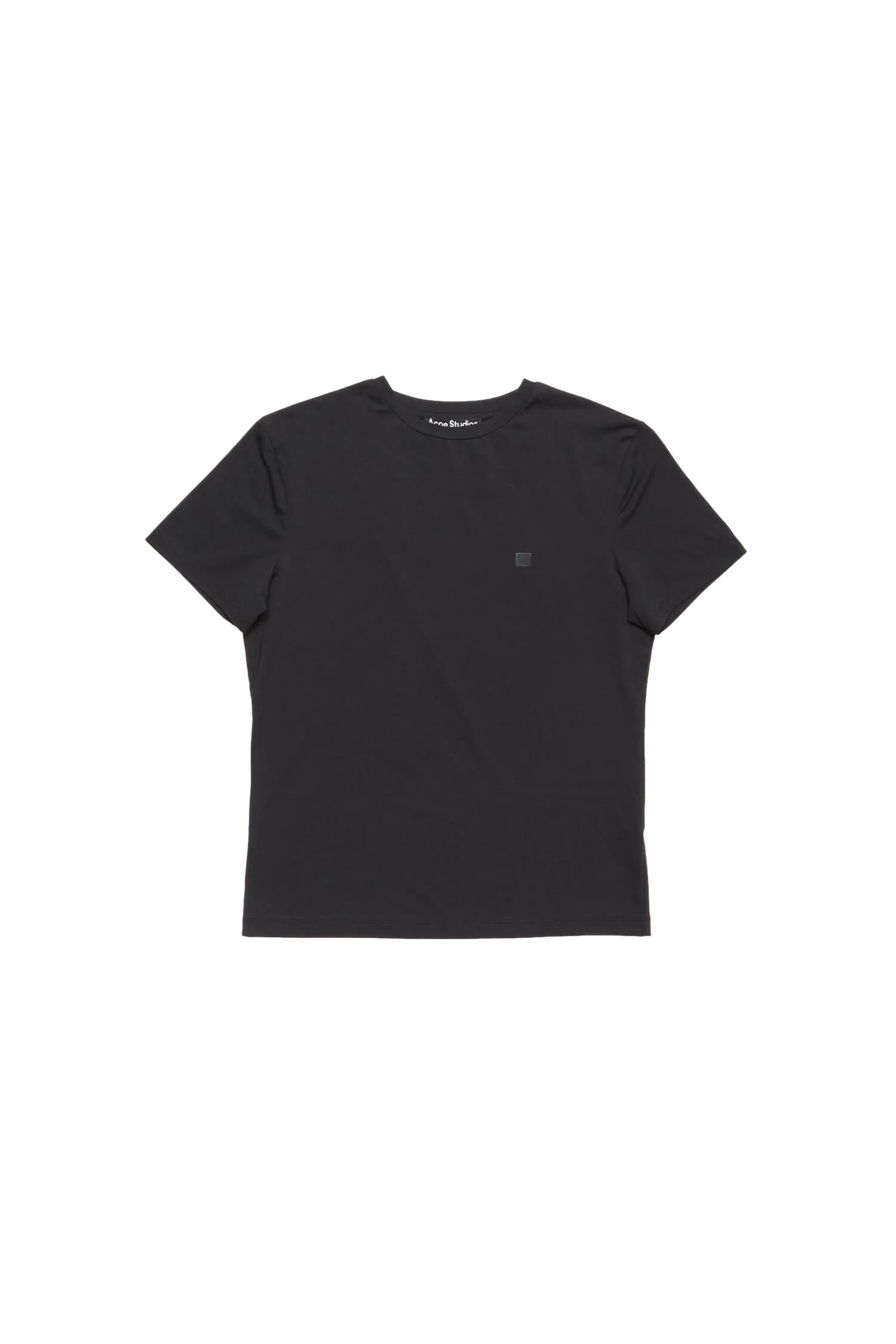 Acne Regular Fit Face T-Shirt T-shirt Sort